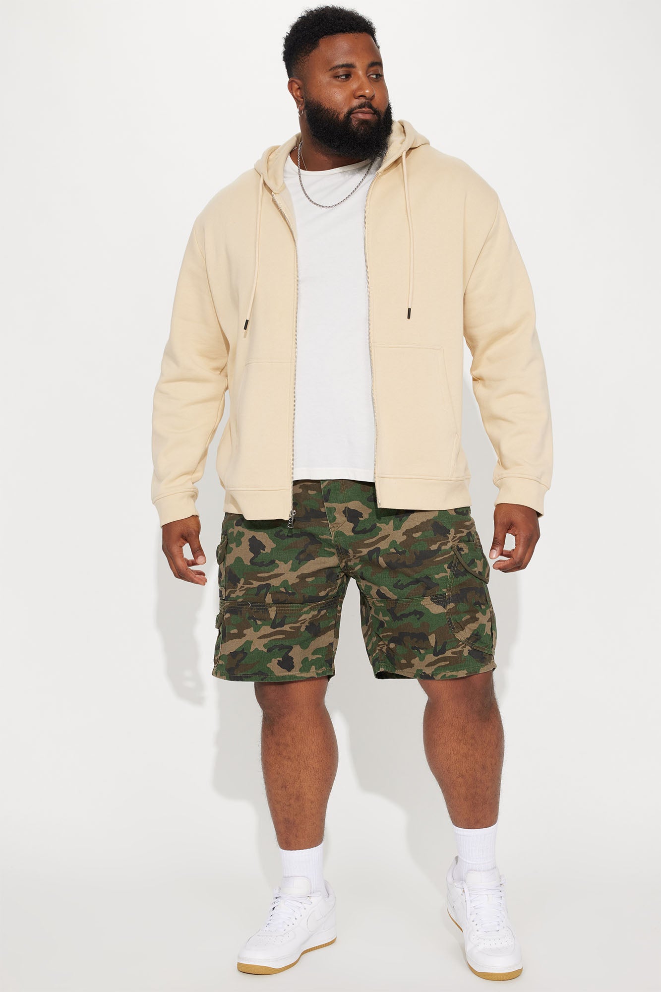 Get Out Twill Cargo Shorts - Camouflage - Image 7