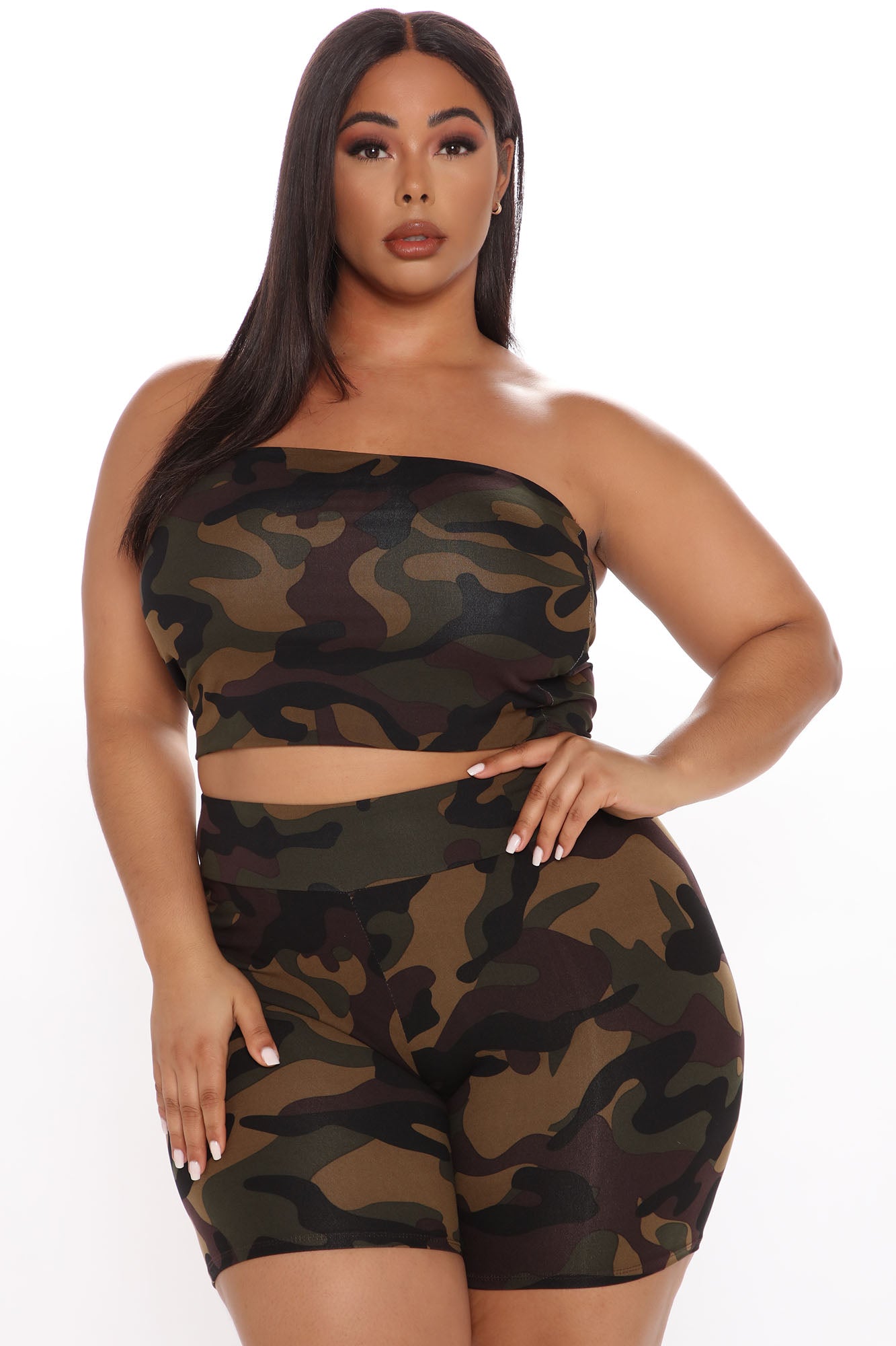 Command Attention Biker Short Set - Camouflage - Image 6
