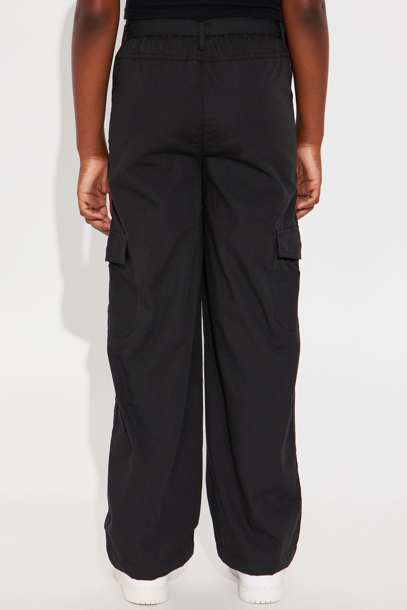 Mini Sasha Heavy Weight Poplin Pant - Black - Image 3