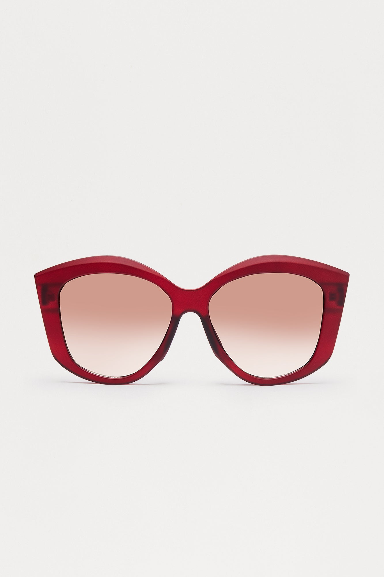 Stepping Out Oversized Cat Eye Sunglasses - Brown - Image 3