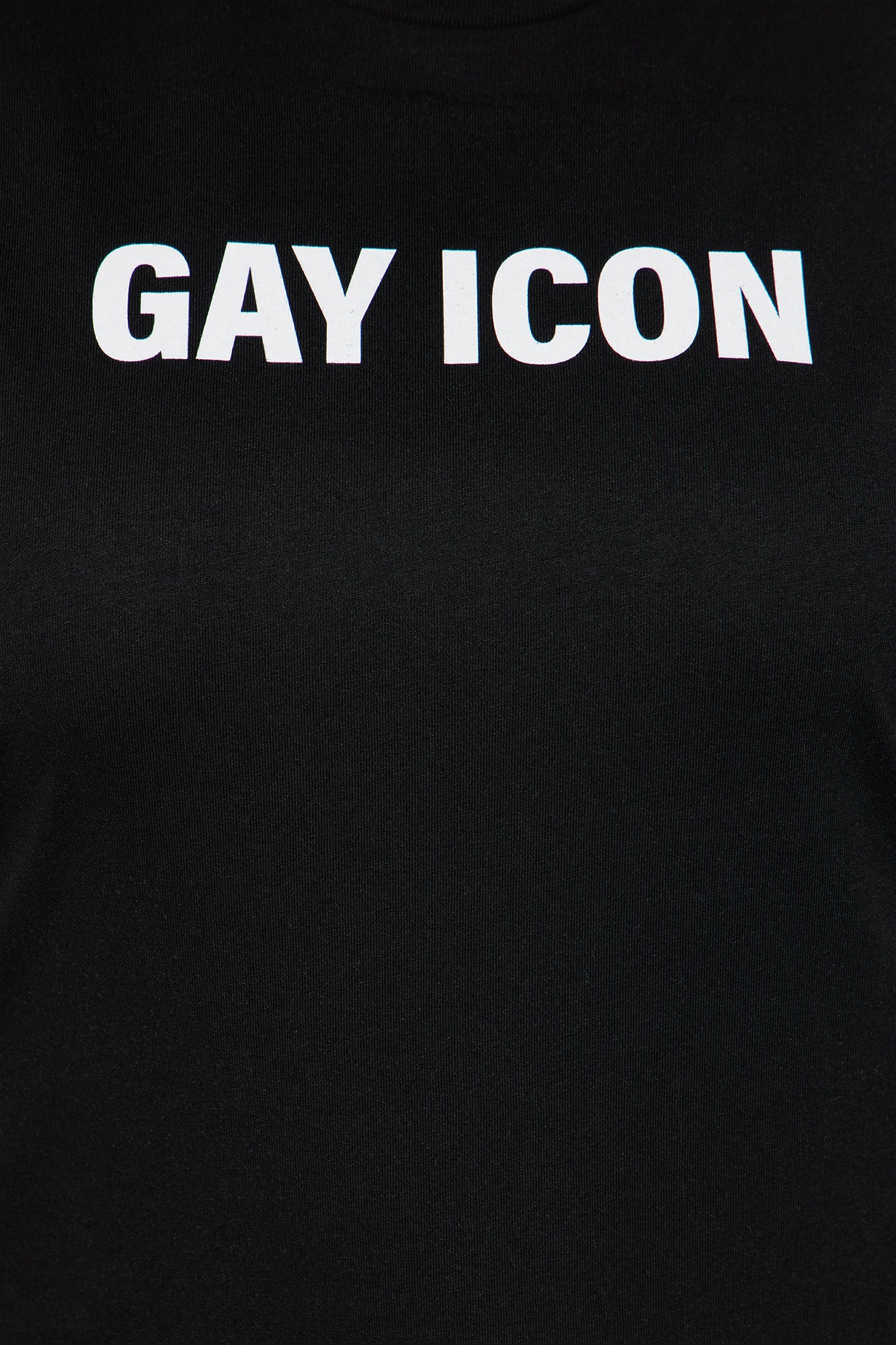 Gay Icon Tee - Black - Image 6
