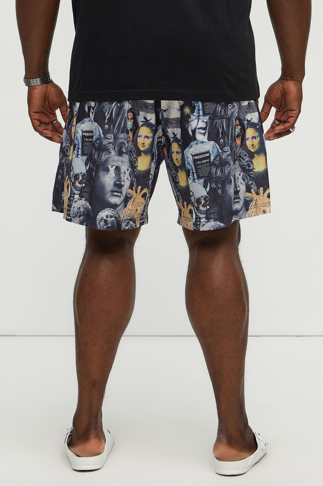 Palazzo Splash Swim Classic Trunk - Black/combo - Image 8