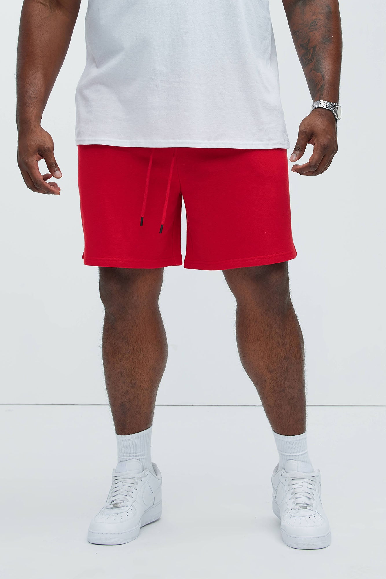 Tyson Sweatshort - Red - Image 5