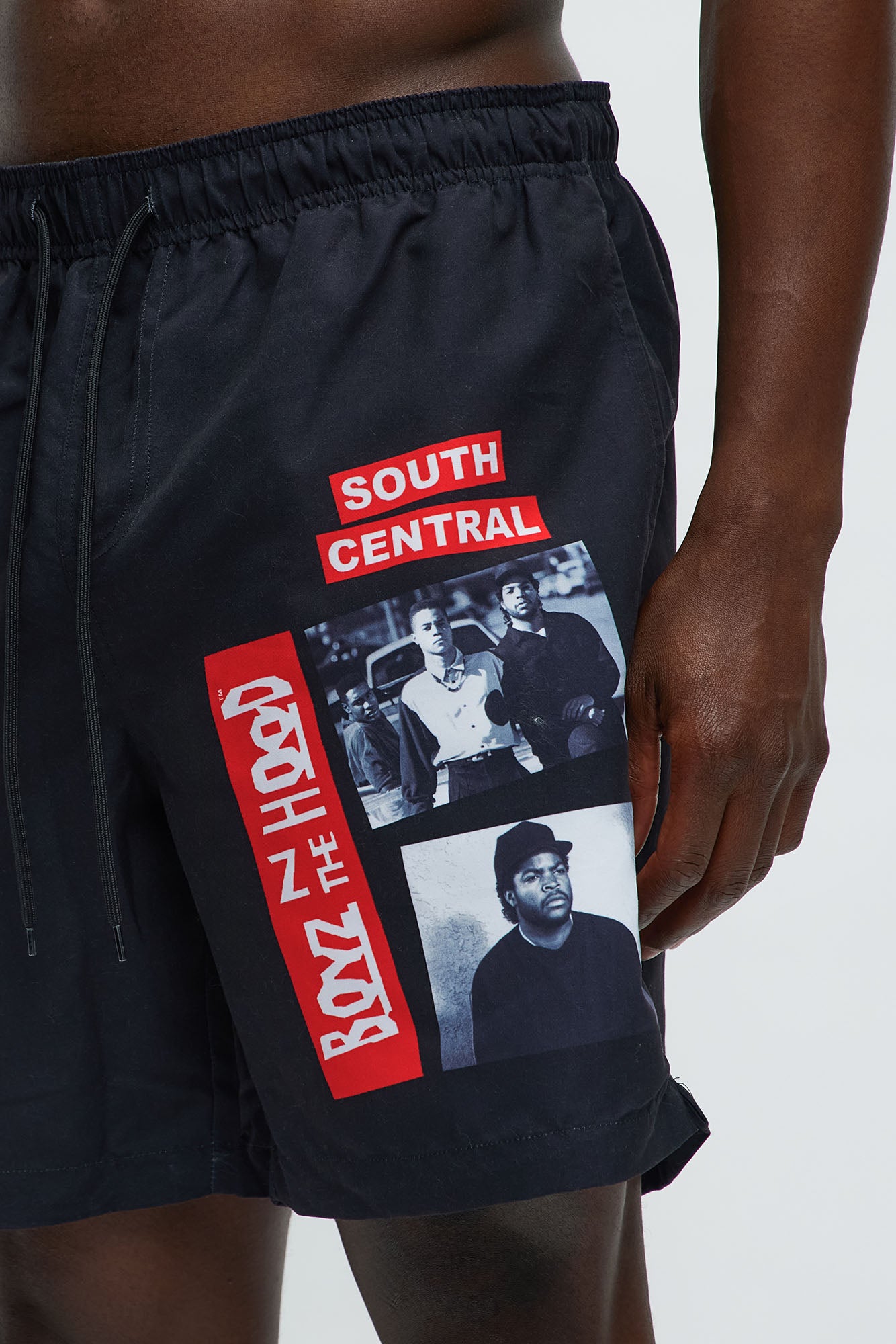Boyz N' The Hood Swim Trunk - Black - Image 3
