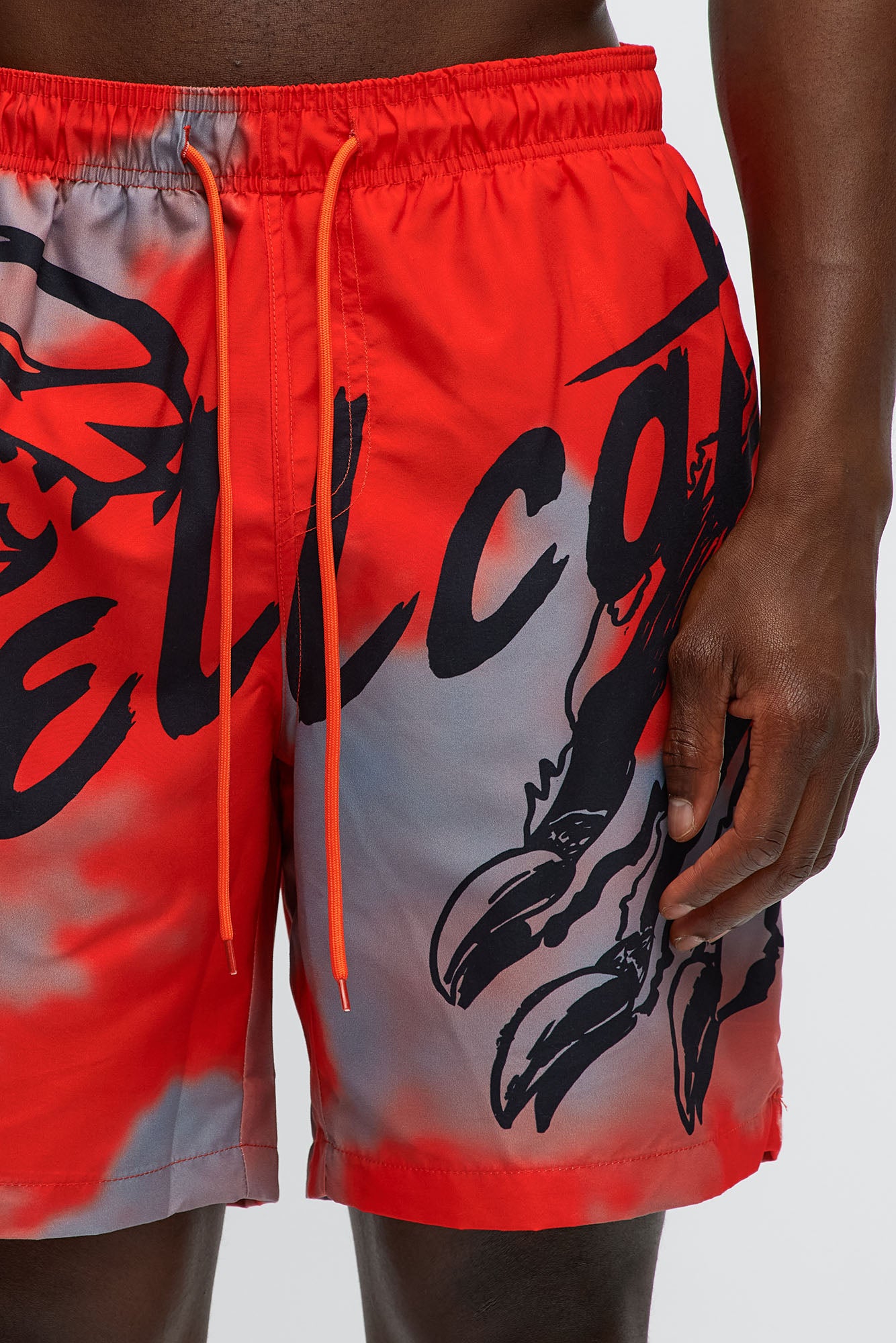 Dodge Hellcat Swim Trunk - Red - Image 3