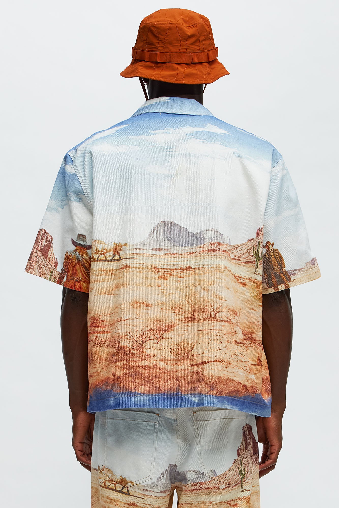 Stand Off Boxy Cuban Collar Shirt - Multi Color - Image 4