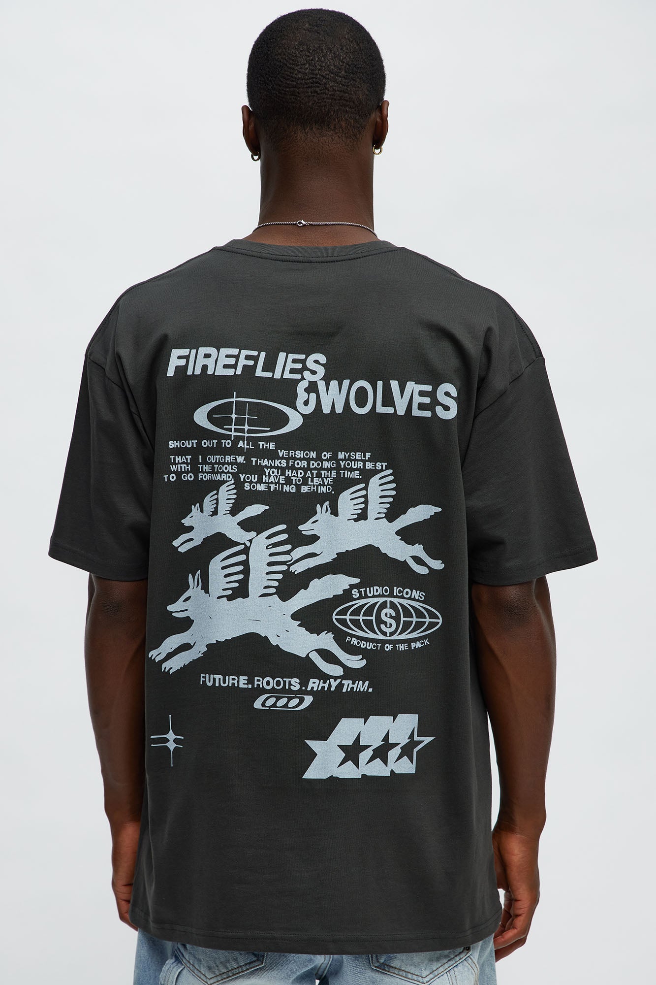Fireflies & Wolves Premium Performance Team Short Sleeve Tee - Black Wash - Image 3