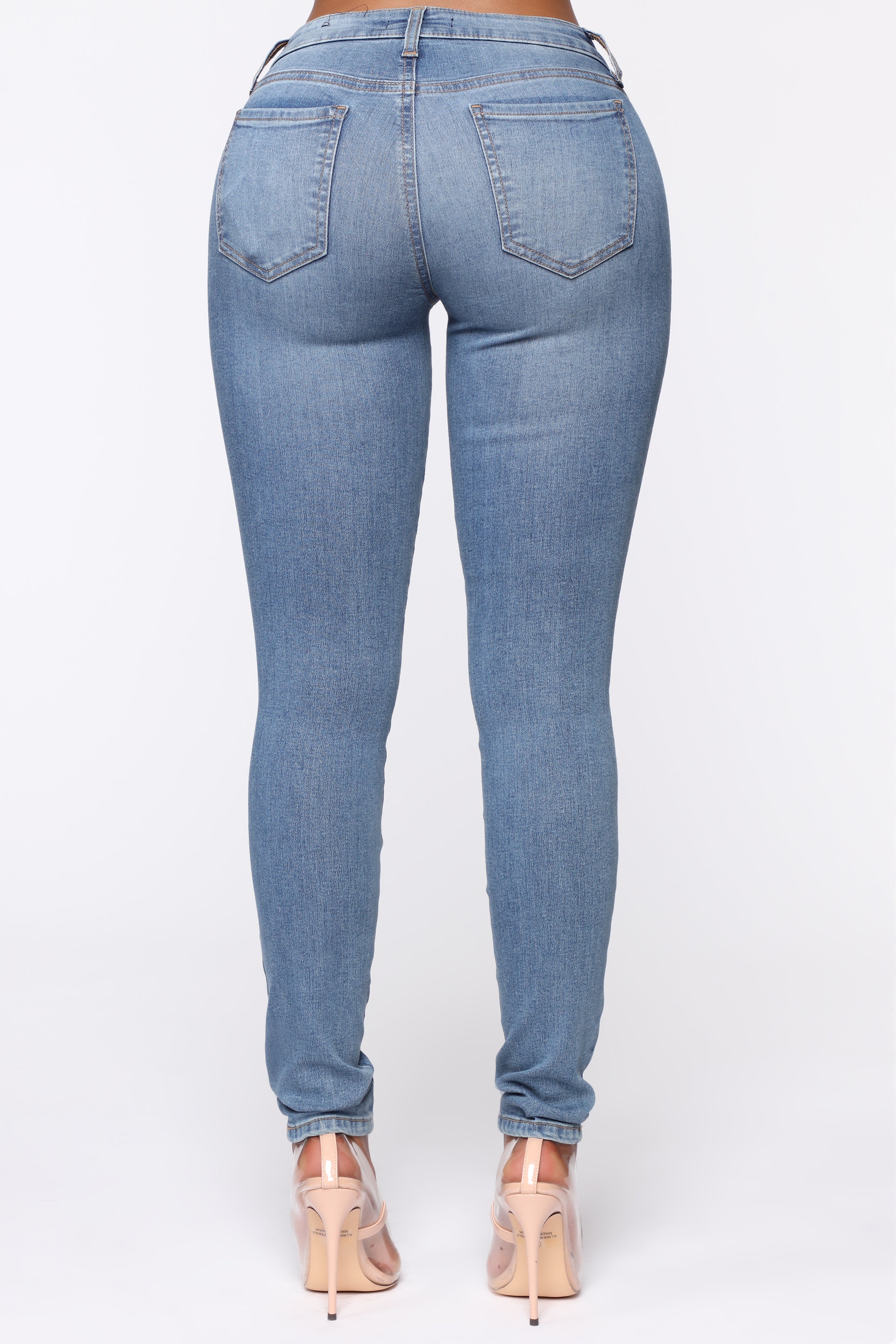 Flex Game Strong Low Rise Skinny Jeans - Light Blue Wash - Image 7