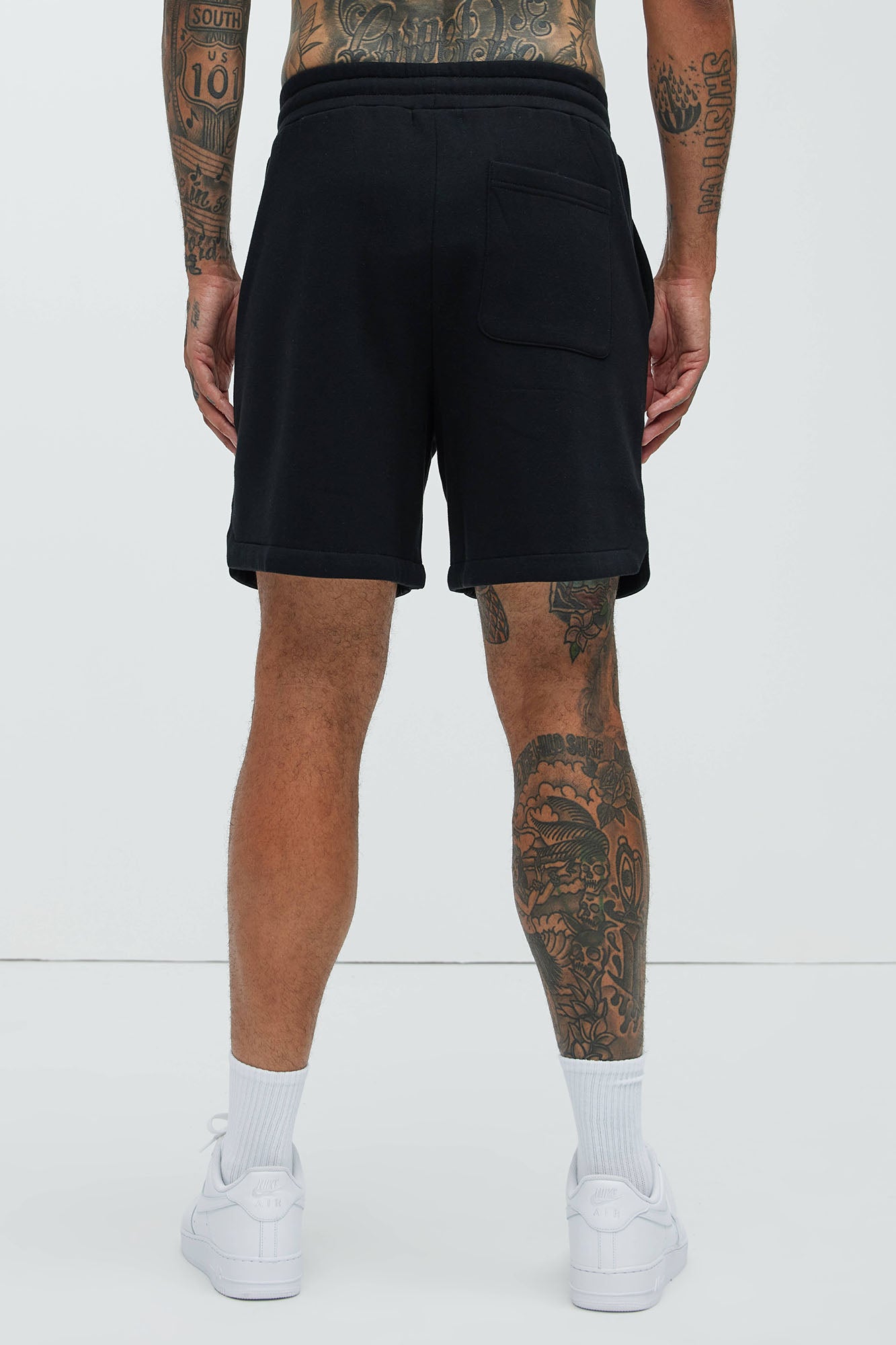 Tyson Star Warm Up Shorts - Black - Image 4