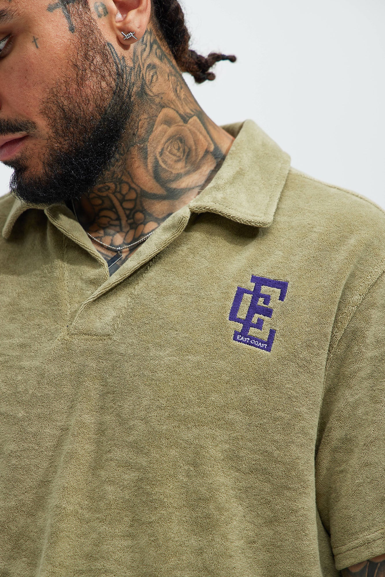 Best Coast Short Sleeve Polo - Grey - Image 3