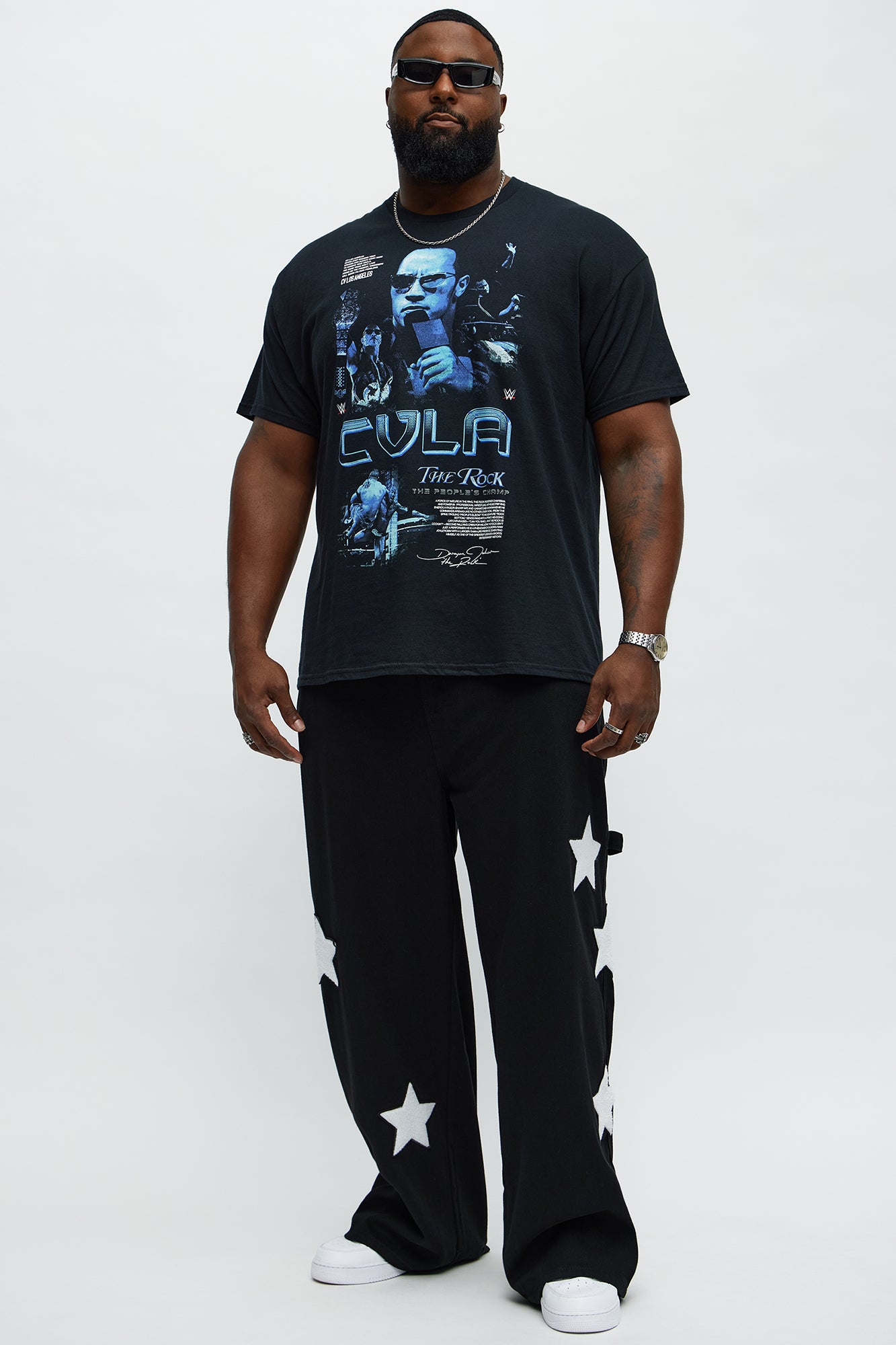 The Rock The People's Champ Short Sleeve Tee - Black - Image 5