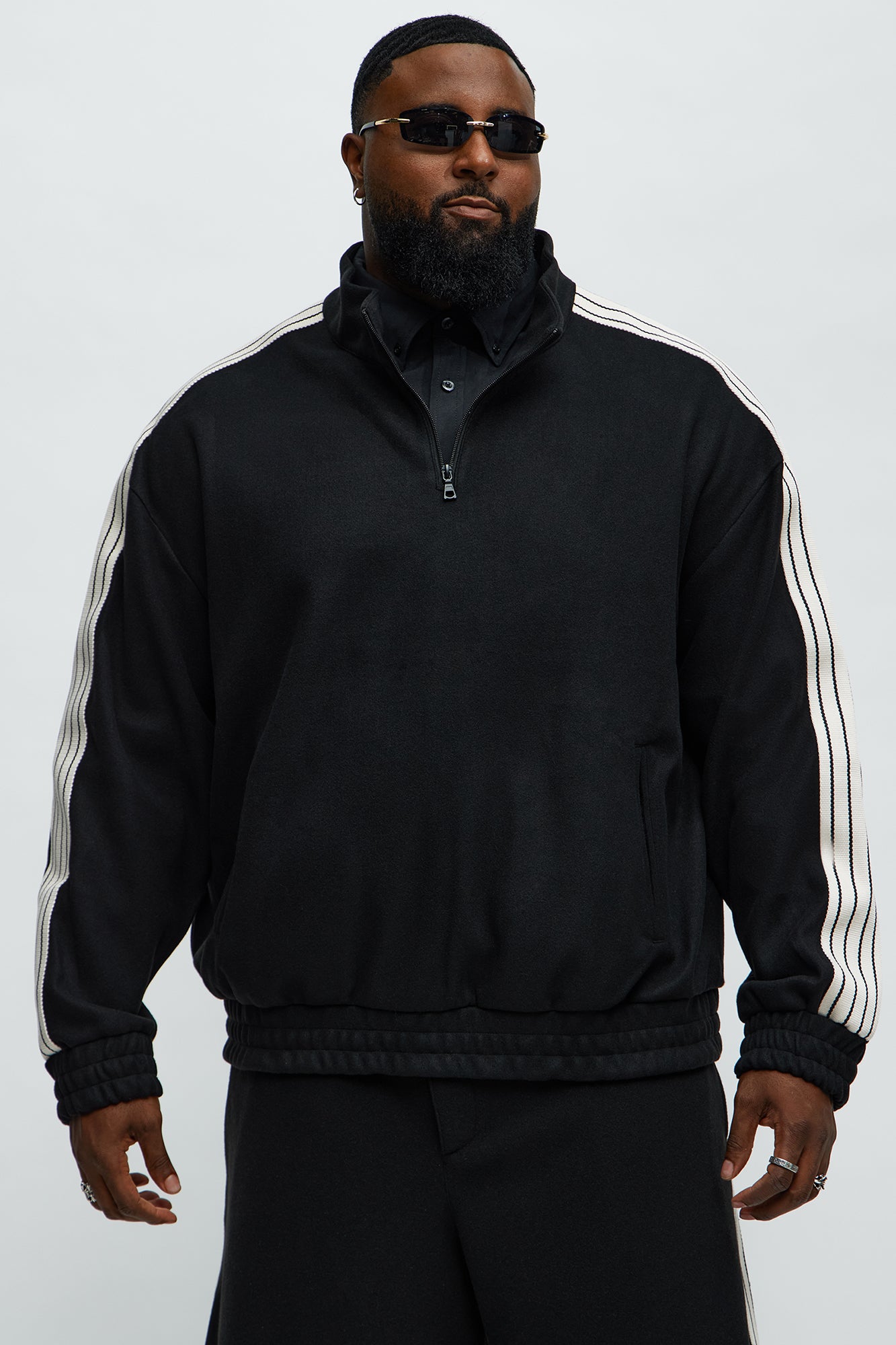 Tyson Resort Track Jacket - Black - Image 5