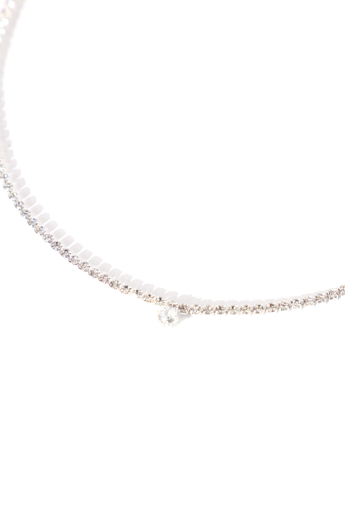 Evening Date Necklace - Silver - Image 4