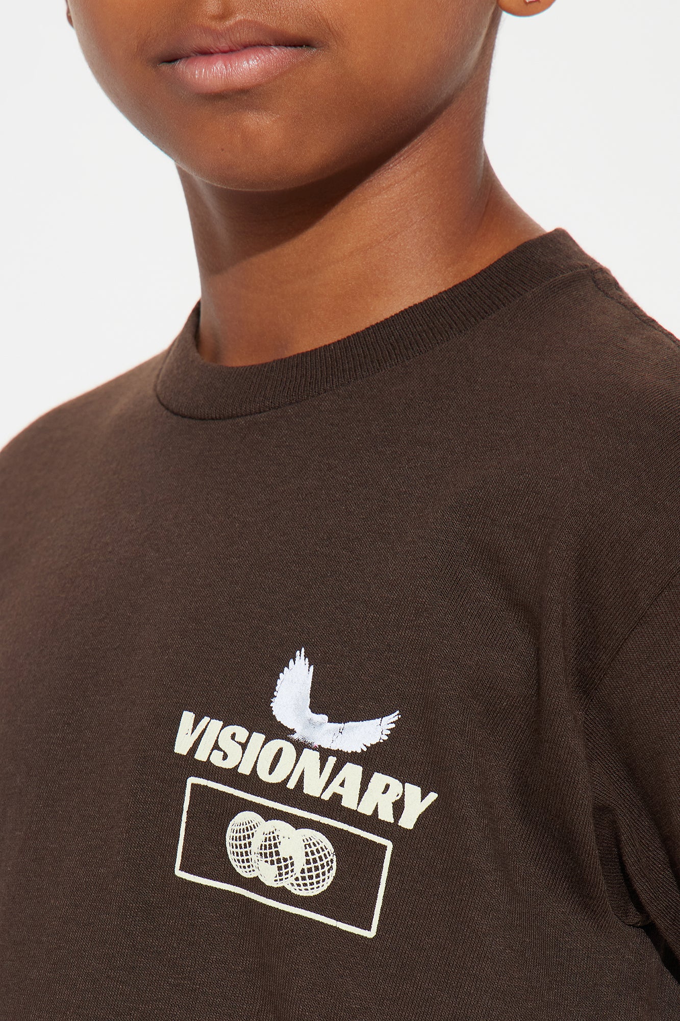 Mini Head In The Clouds Short Sleeve Tee - Chocolate - Image 4