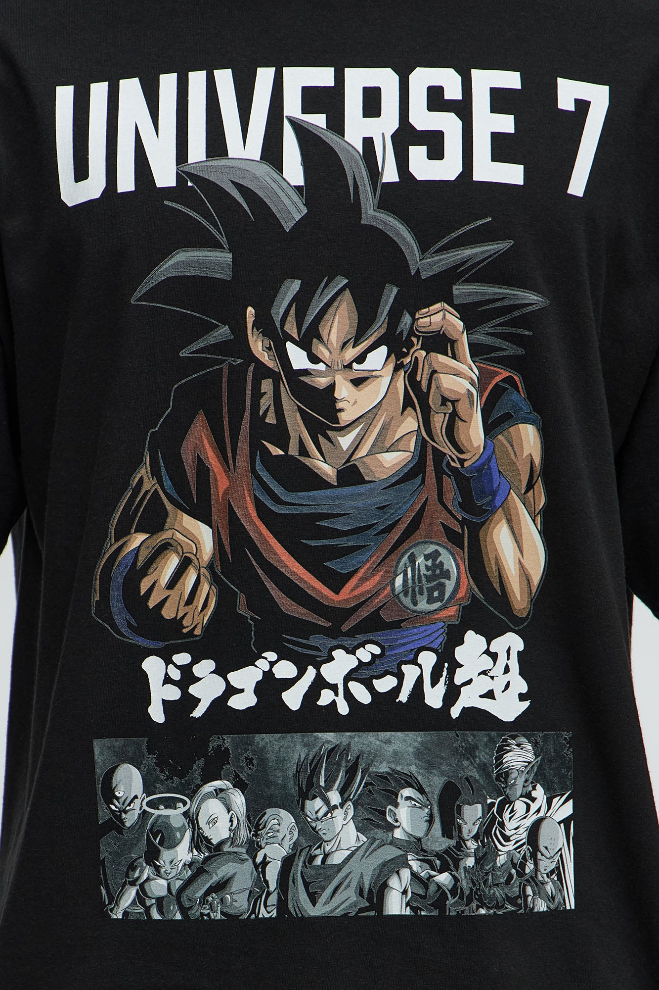 Dragon Ball Super Universe 7 Short Sleeve Tee - Black - Image 3