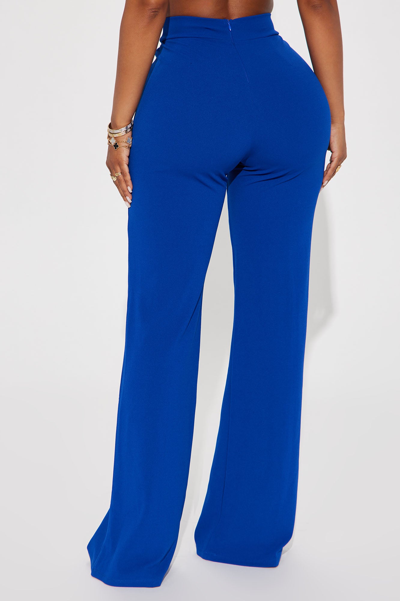 Victoria High Waisted Dress Pants - Royal - Image 4