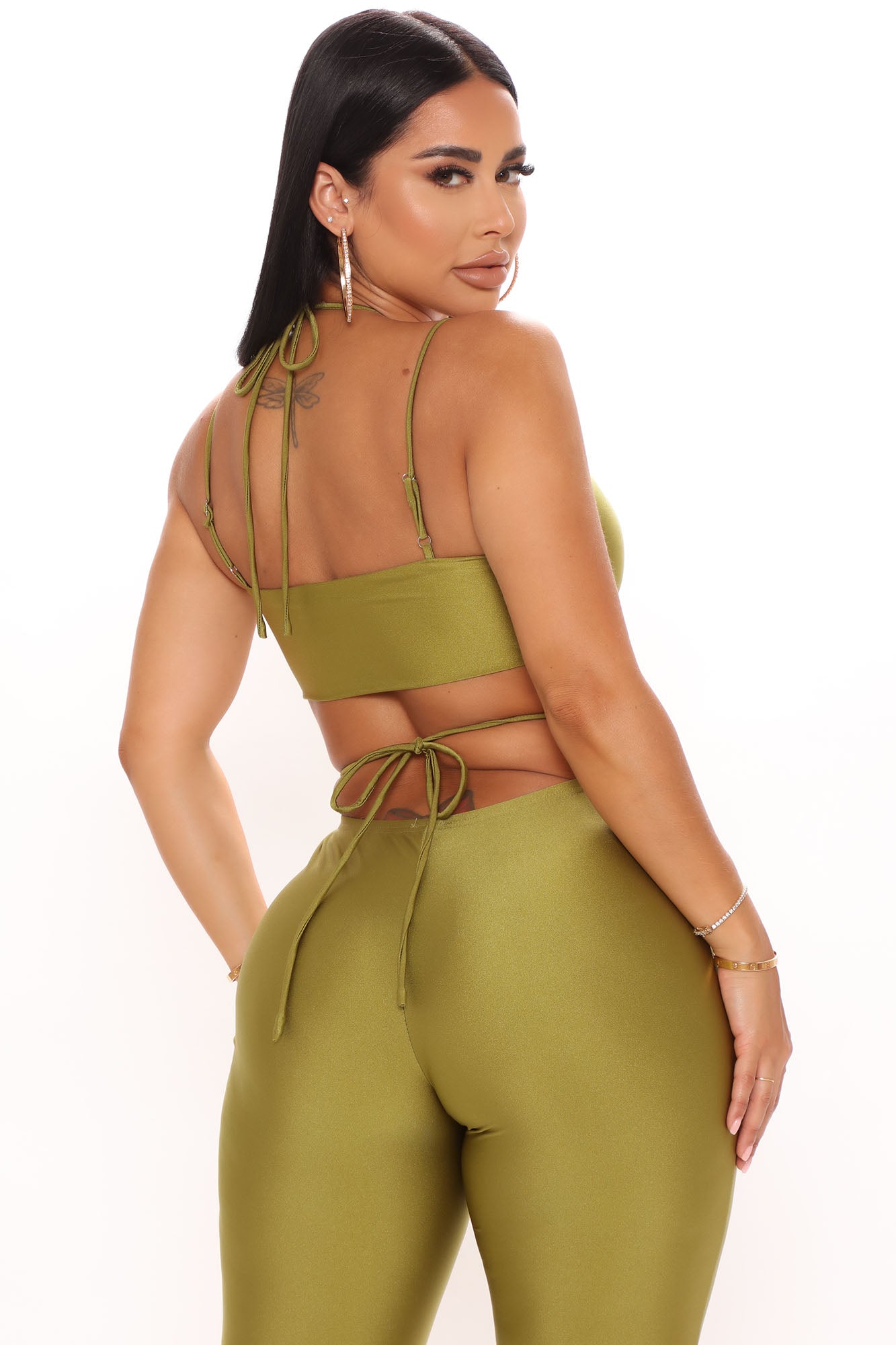 Be My Baby Pant Set - Olive - Image 6