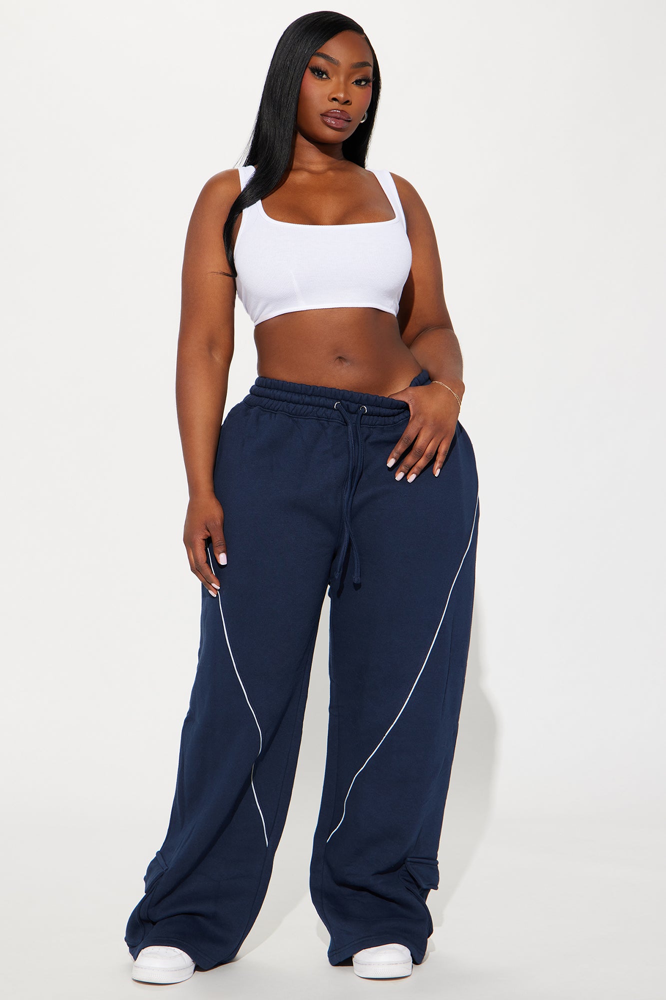Pace Yourself Fleece Sweatpant - Navy - Image 5