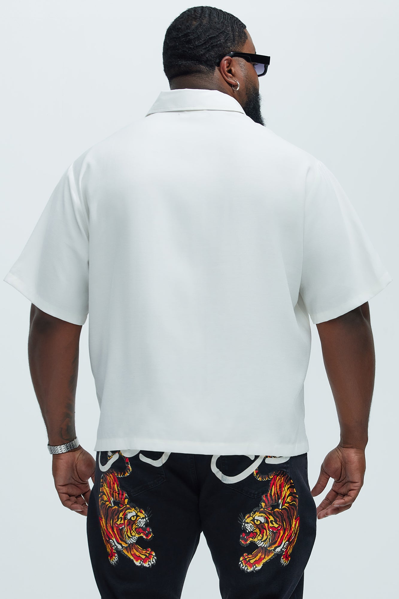 Blexy Pleated Shirt - White - Image 6