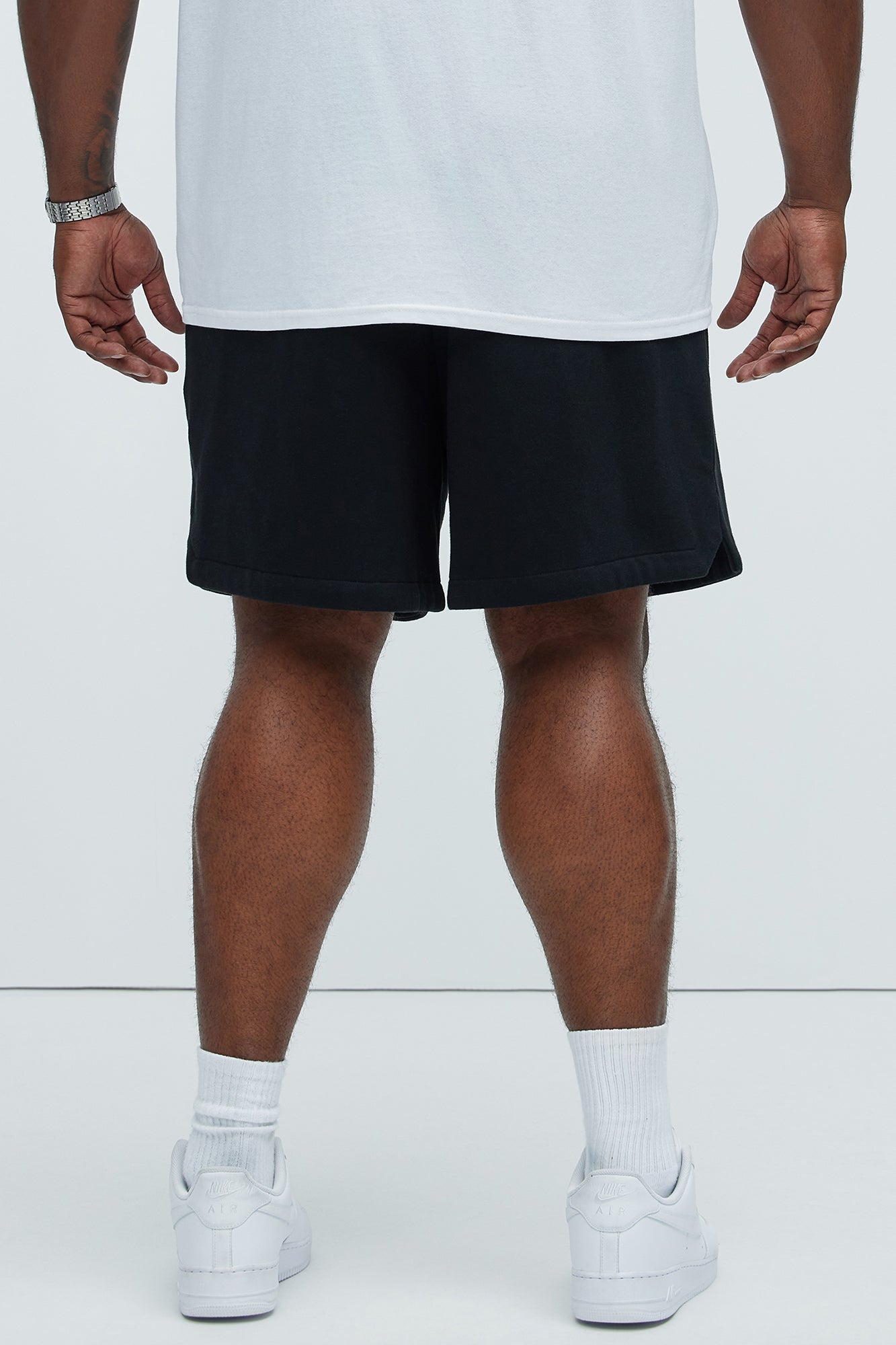 Tyson Star Warm Up Shorts - Black - Image 8