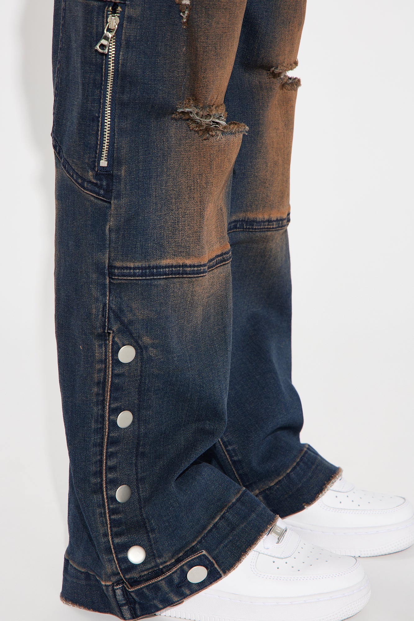 Mini Can't Make You Change Denim Jeans - Dark Wash - Image 4
