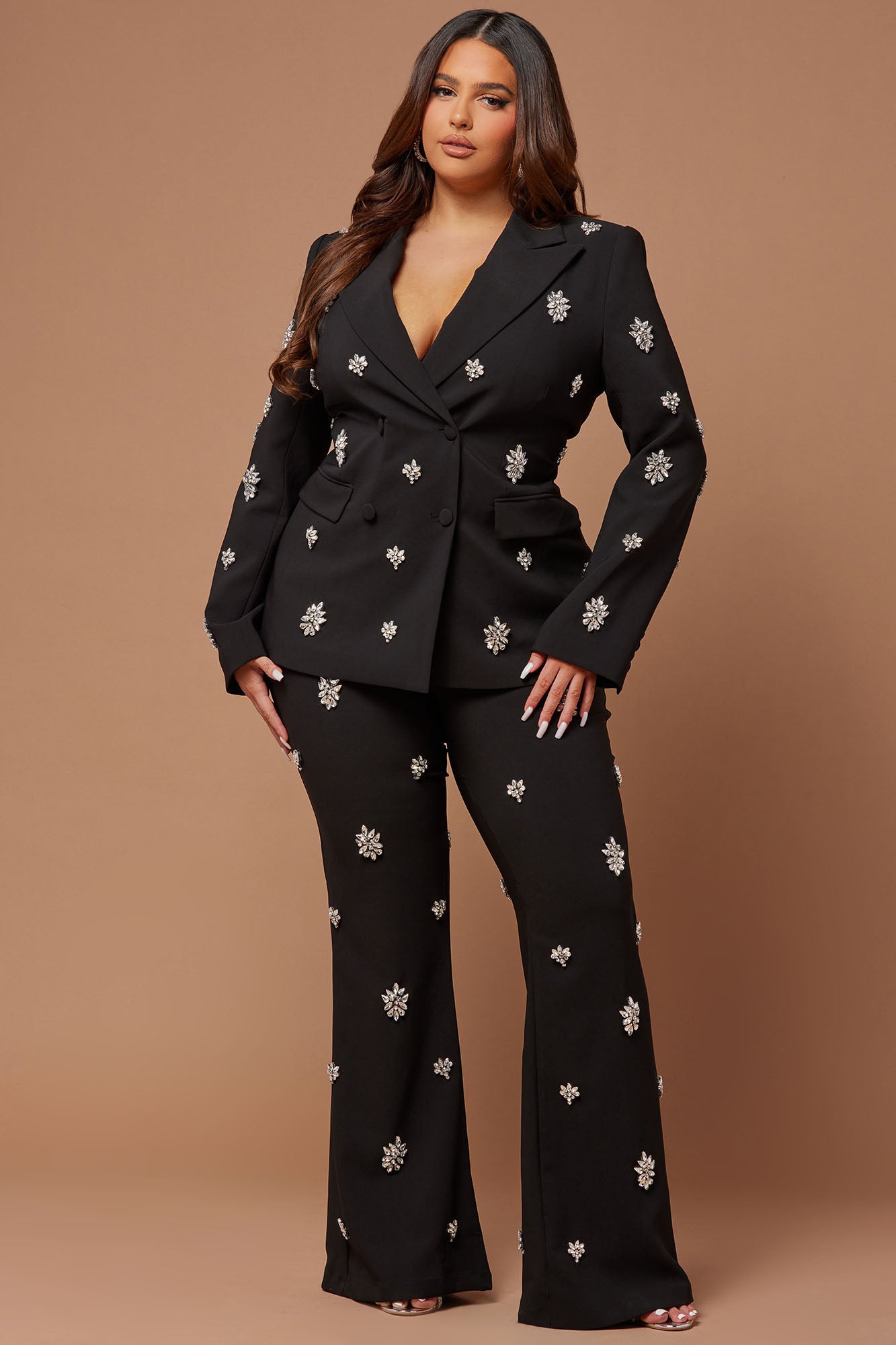 Verona Embellished Pant - Black - Image 4