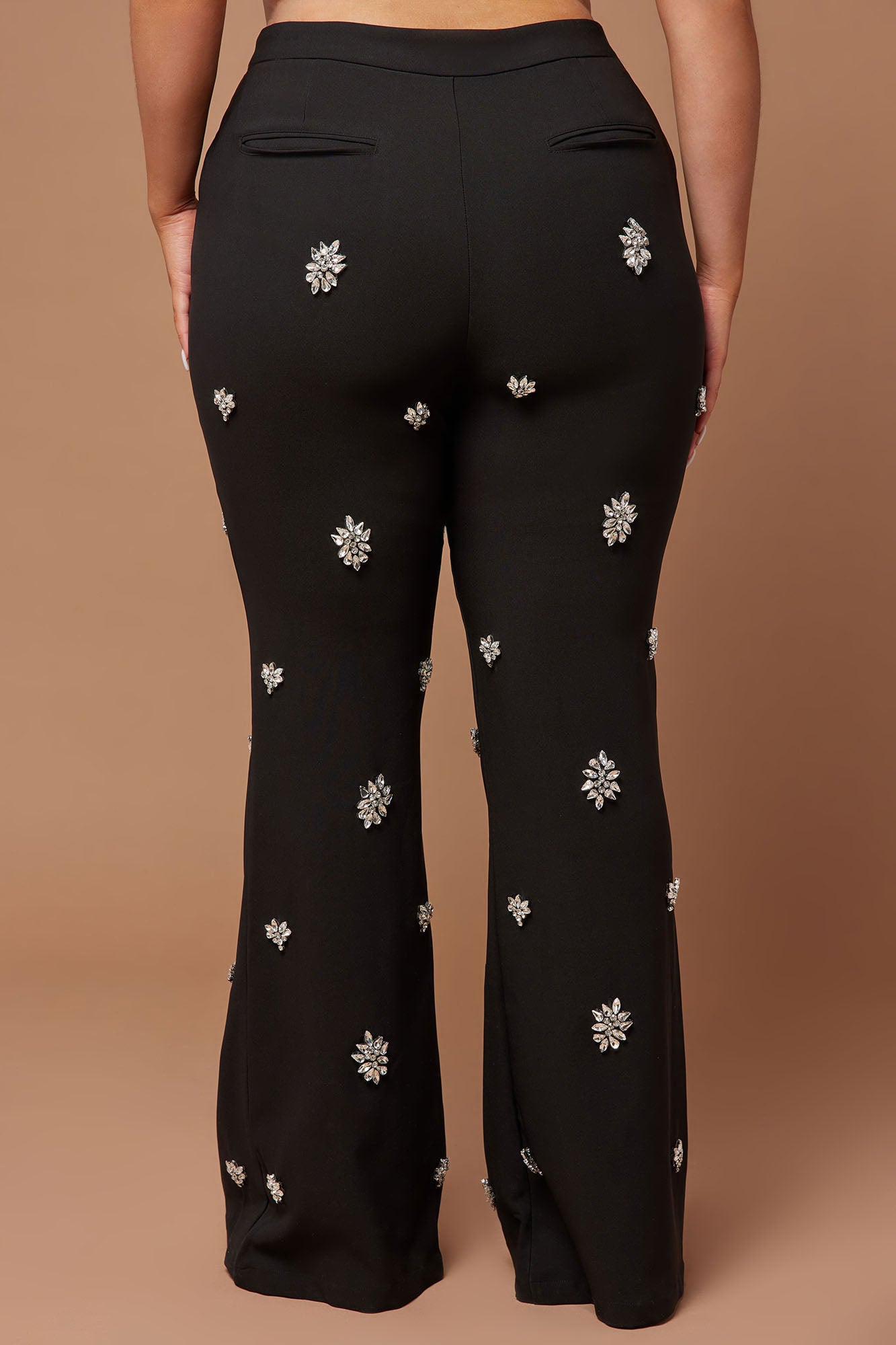Verona Embellished Pant - Black - Image 6