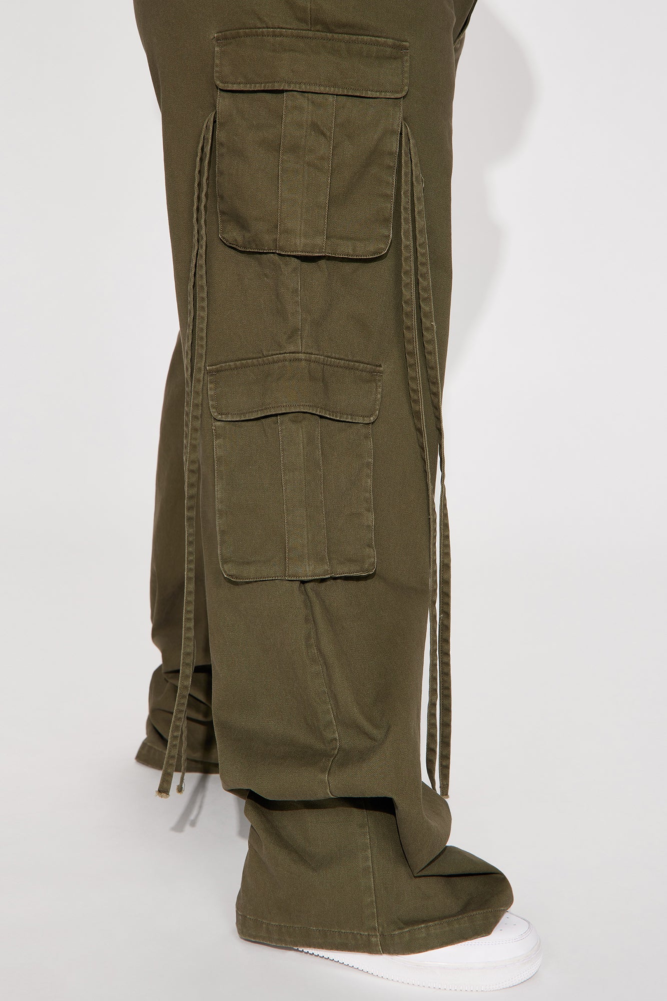 Tall Golden Hour Wide Leg Cargo Pant - Olive - Image 6