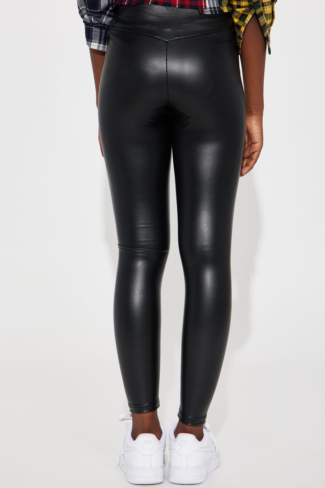 Mini It's All About Me Faux Leather Legging - Black - Image 5