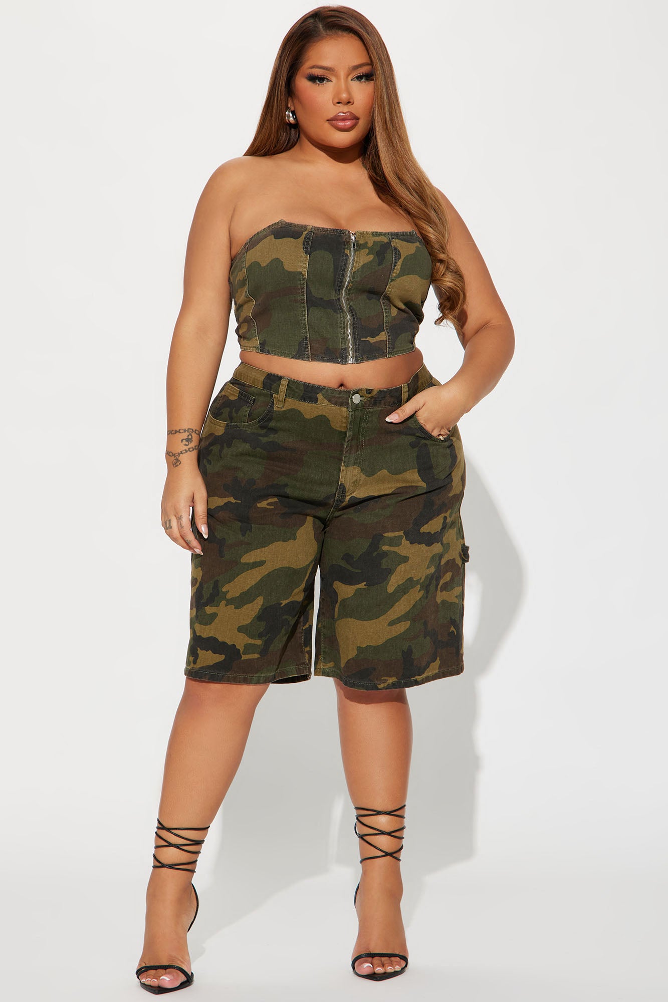 Under Control Camo Bermuda Short - Olive/combo - Image 4