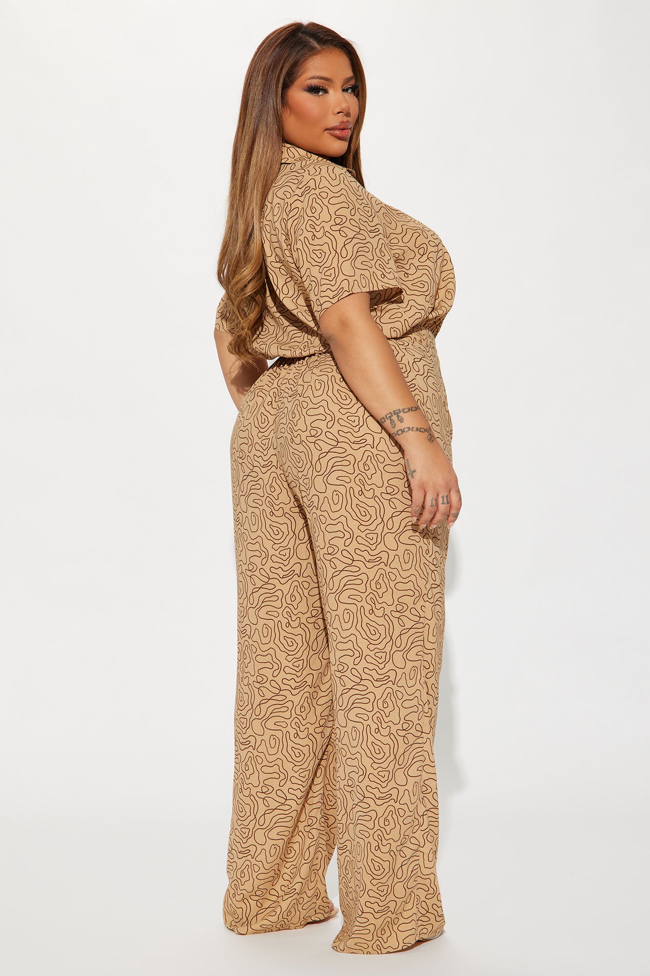 Take Over Control Jumpsuit - Mocha/combo - Image 6