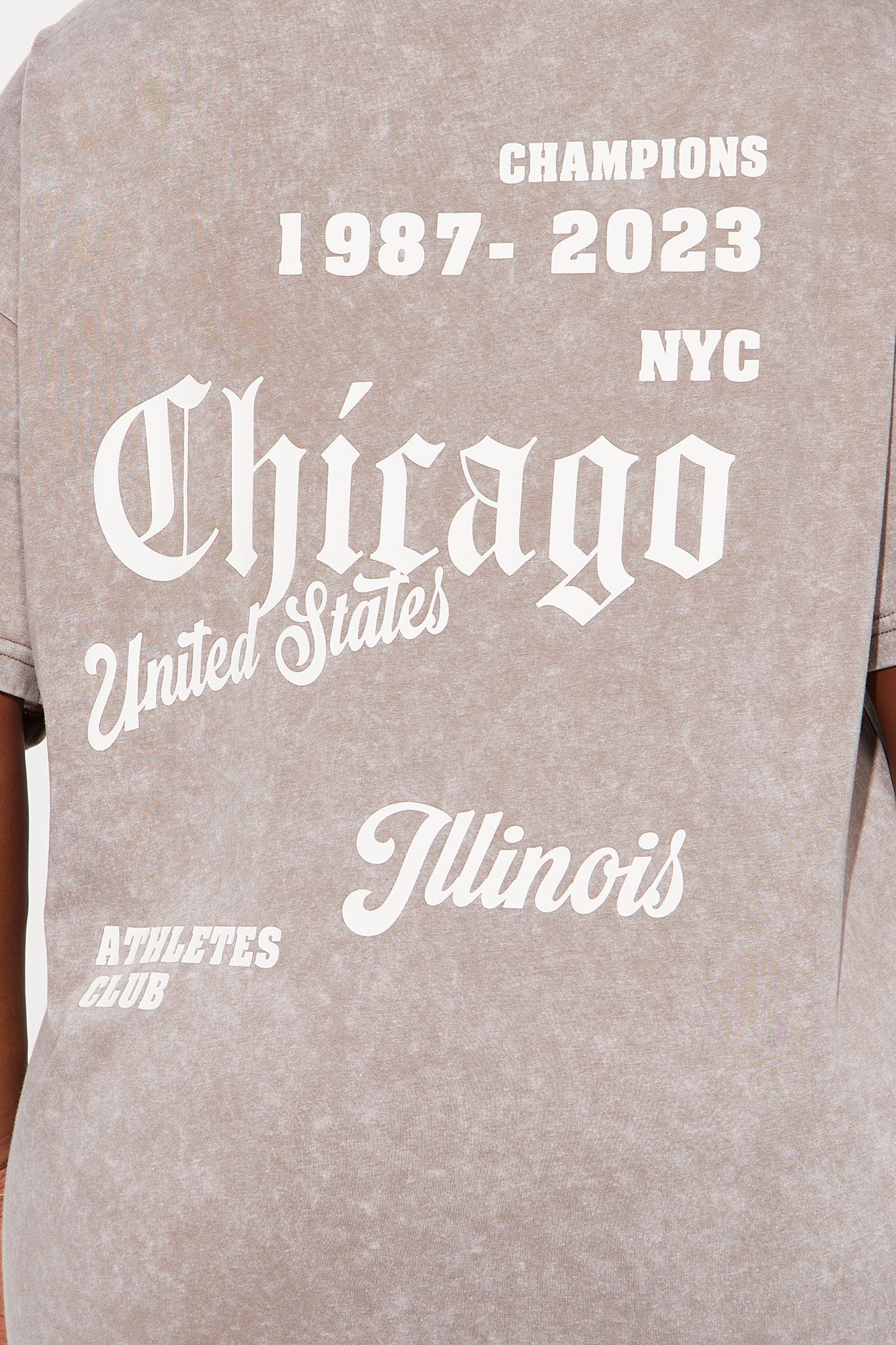 Chicago Washed Biker Short Set - Mocha - Image 8