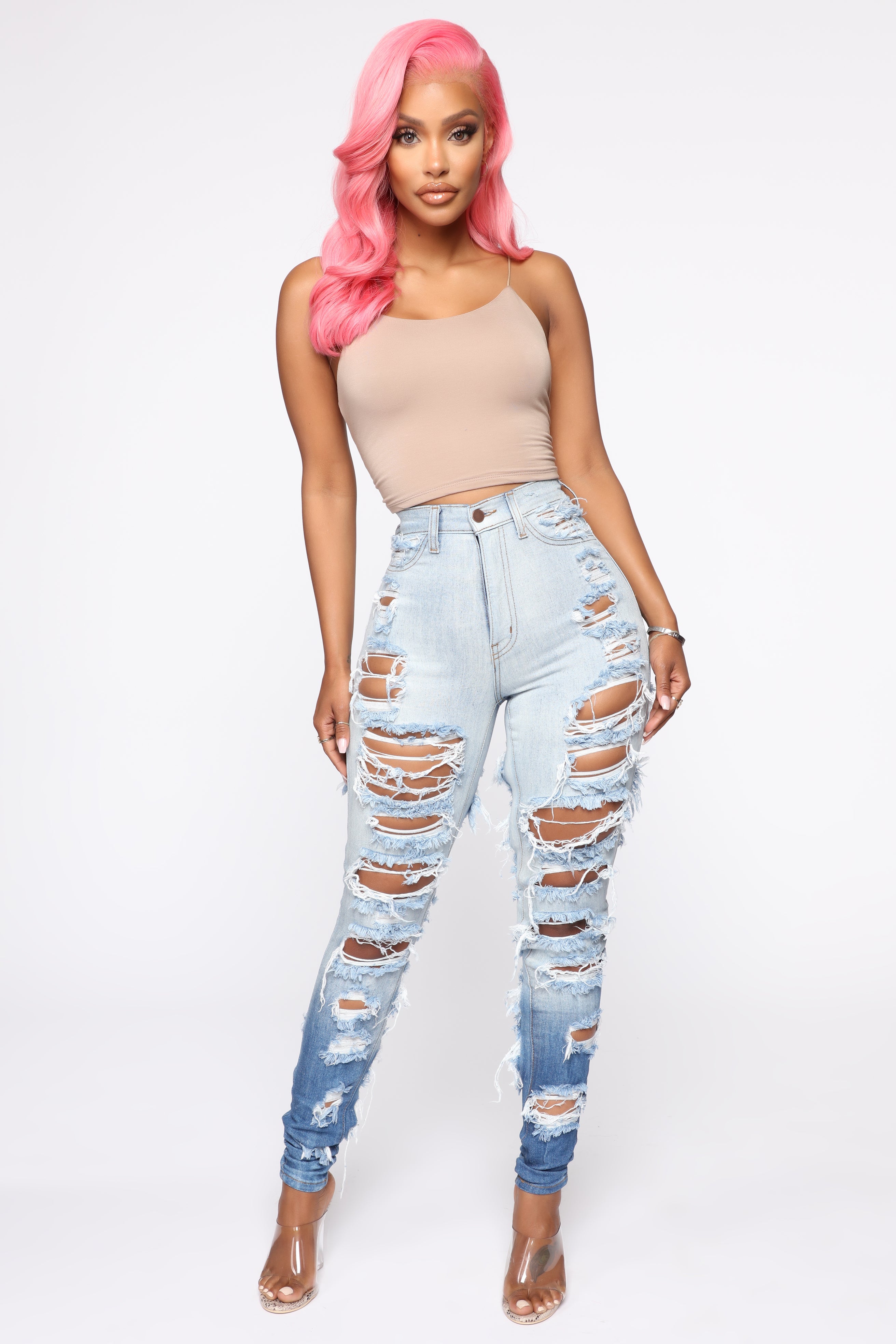 Cheap Thriller High Rise Jeans - Blue - Image 3