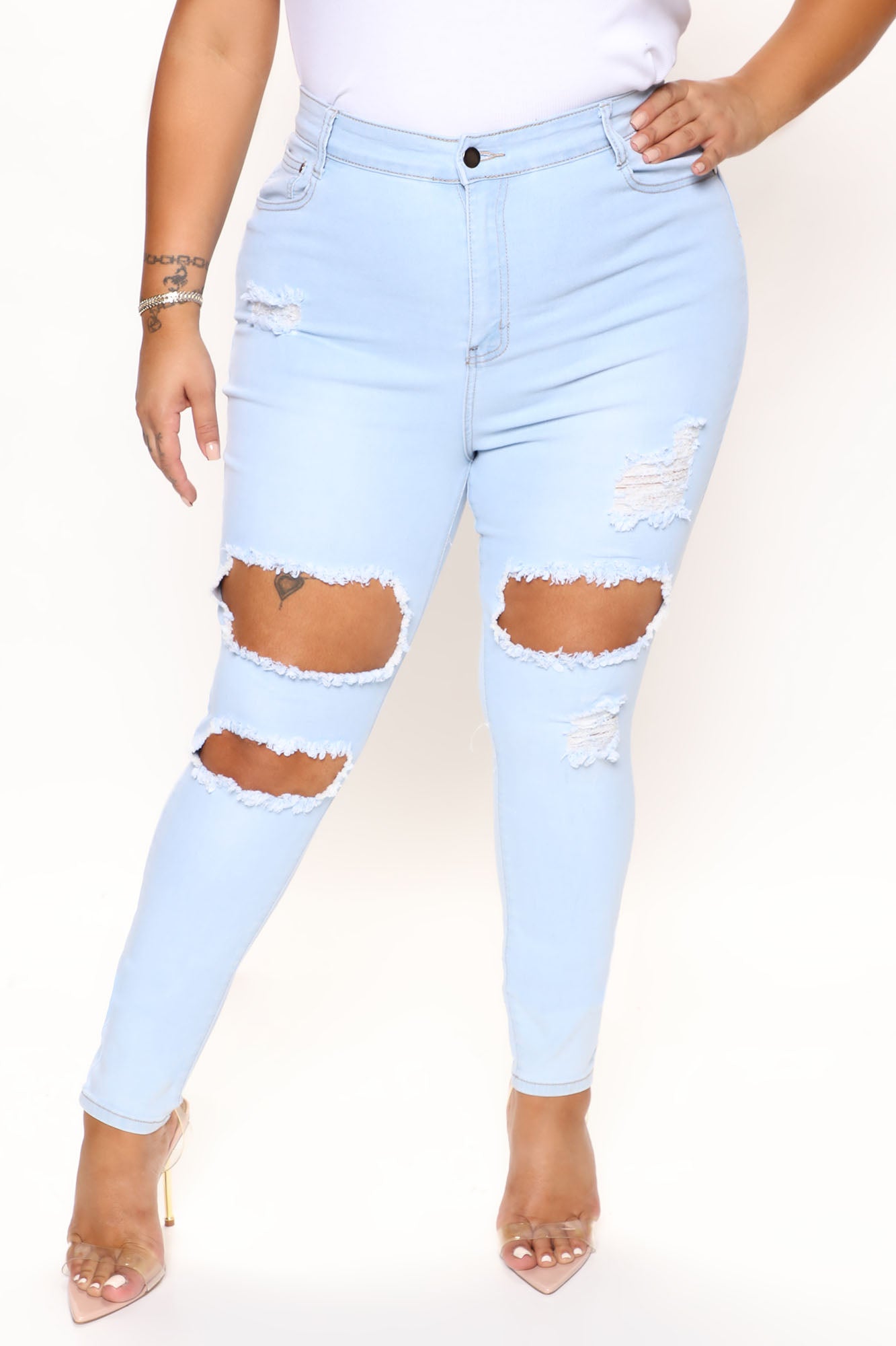 Needing Something Jeans - Light Blue Wash - Image 5