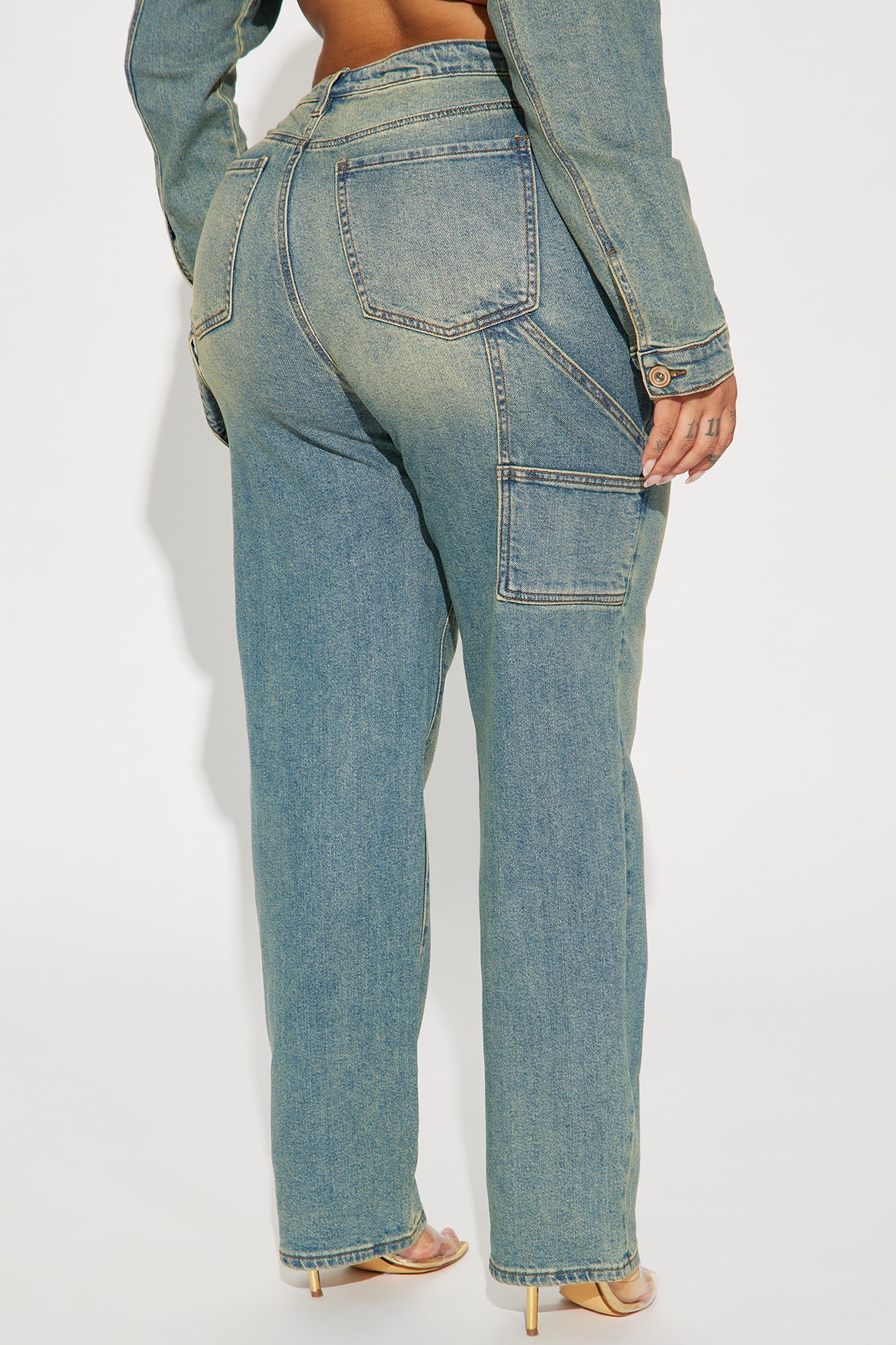 All My Life Tinted Carpenter Jeans - Vintage Wash - Image 7