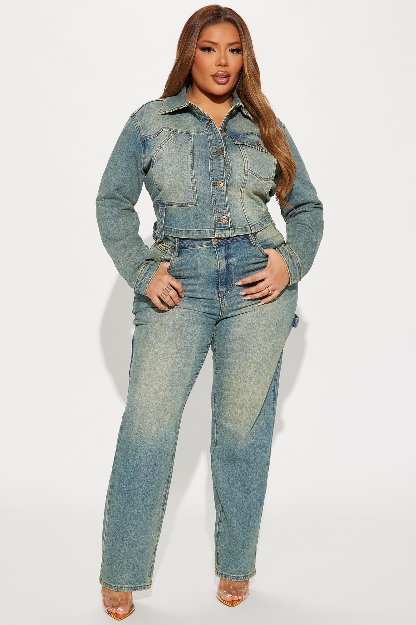 All My Life Tinted Carpenter Jeans - Vintage Wash - Image 5