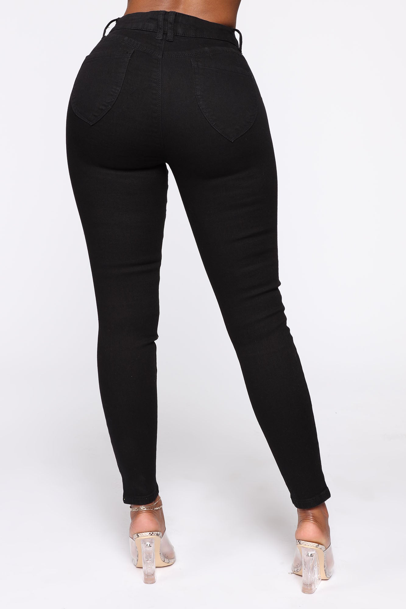 Can't Believe It! Booty Shaping Skinny Jeans - Black - Image 8