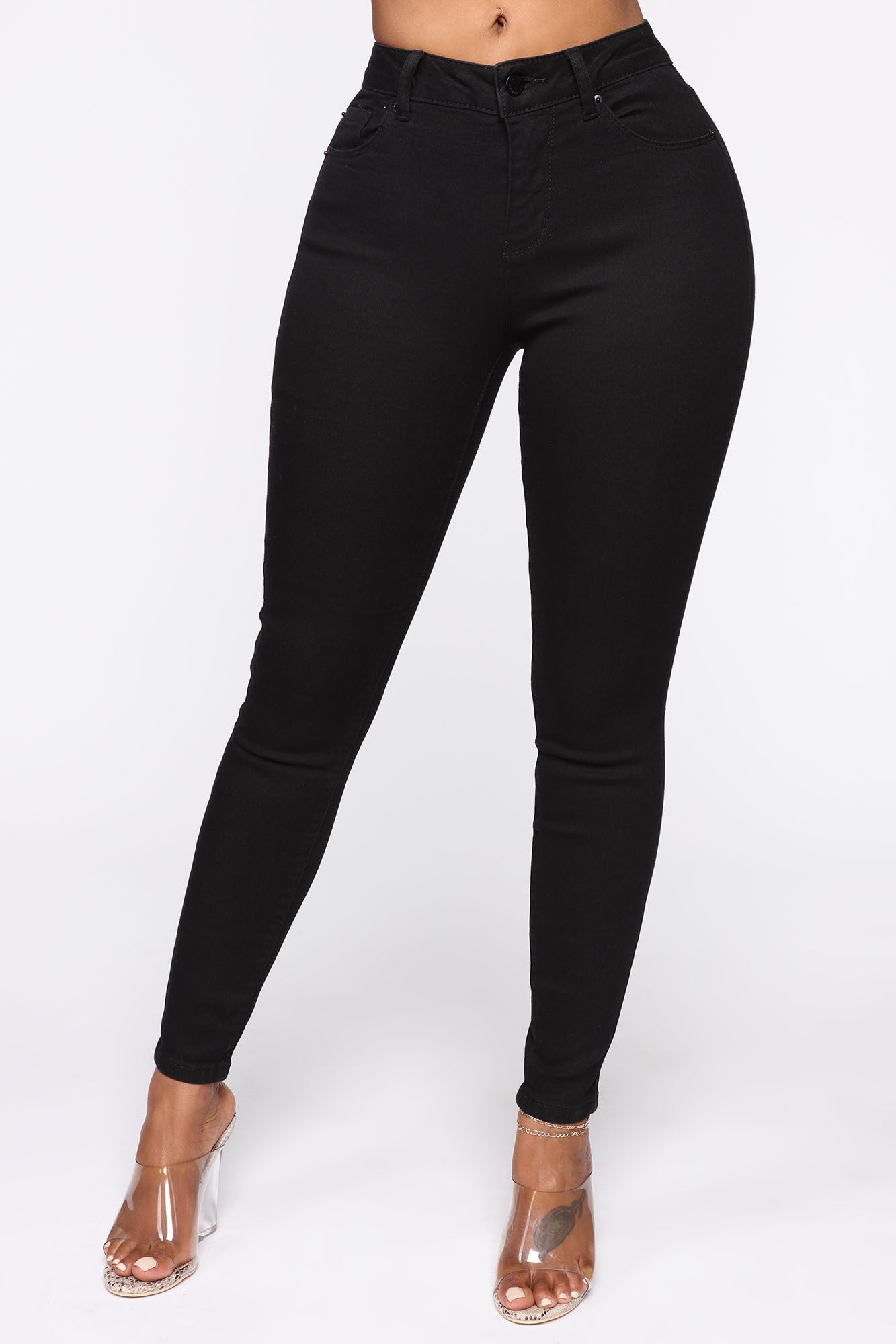 Can't Believe It! Booty Shaping Skinny Jeans - Black - Image 6