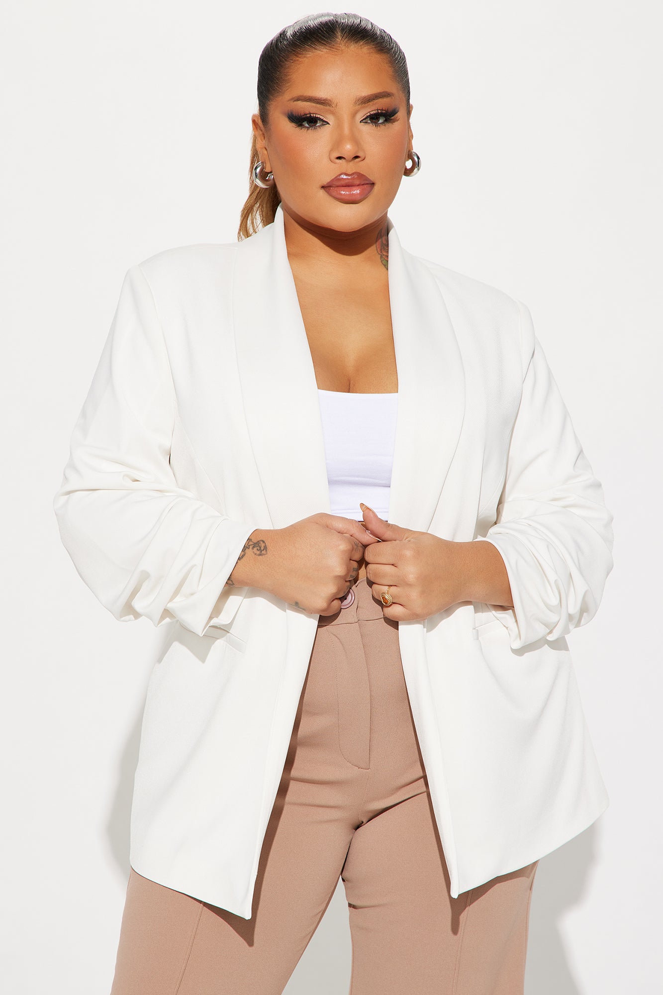 The Harlow Blazer - White - Image 4