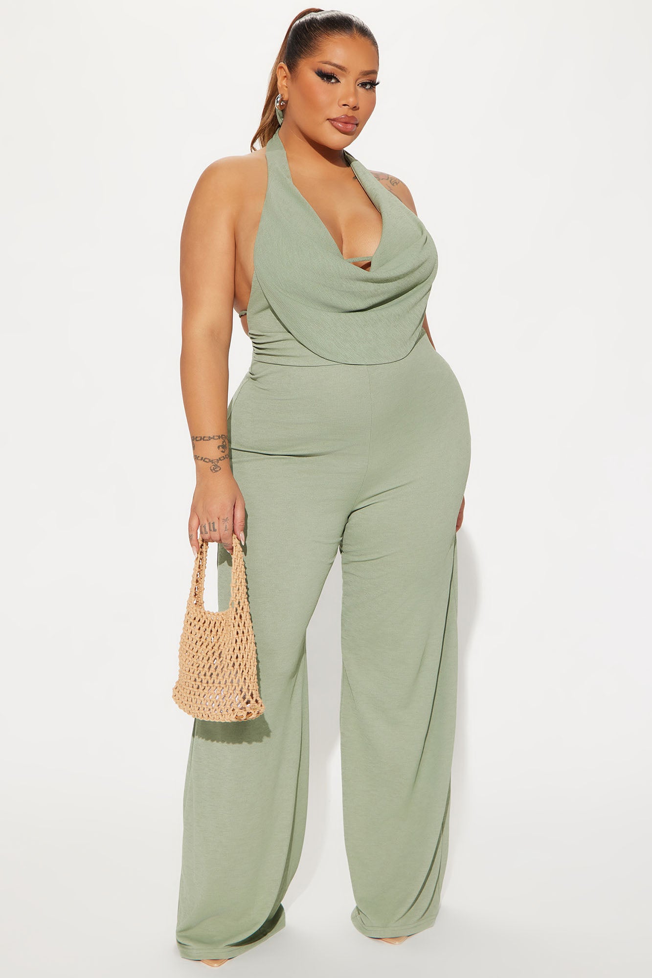 Whirlwind Jumpsuit - Sage - Image 5