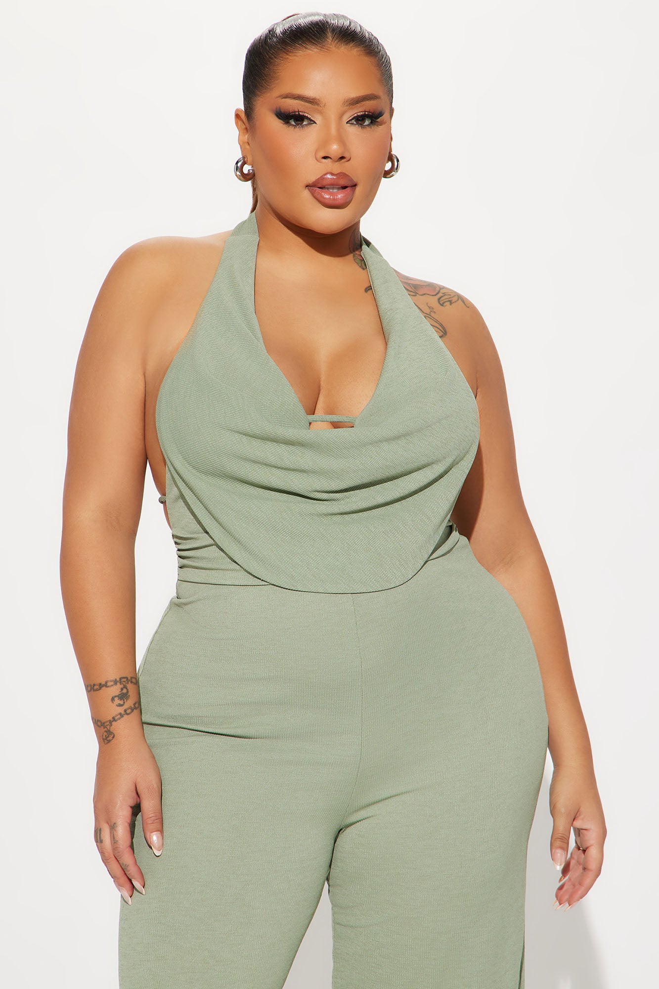 Whirlwind Jumpsuit - Sage - Image 6