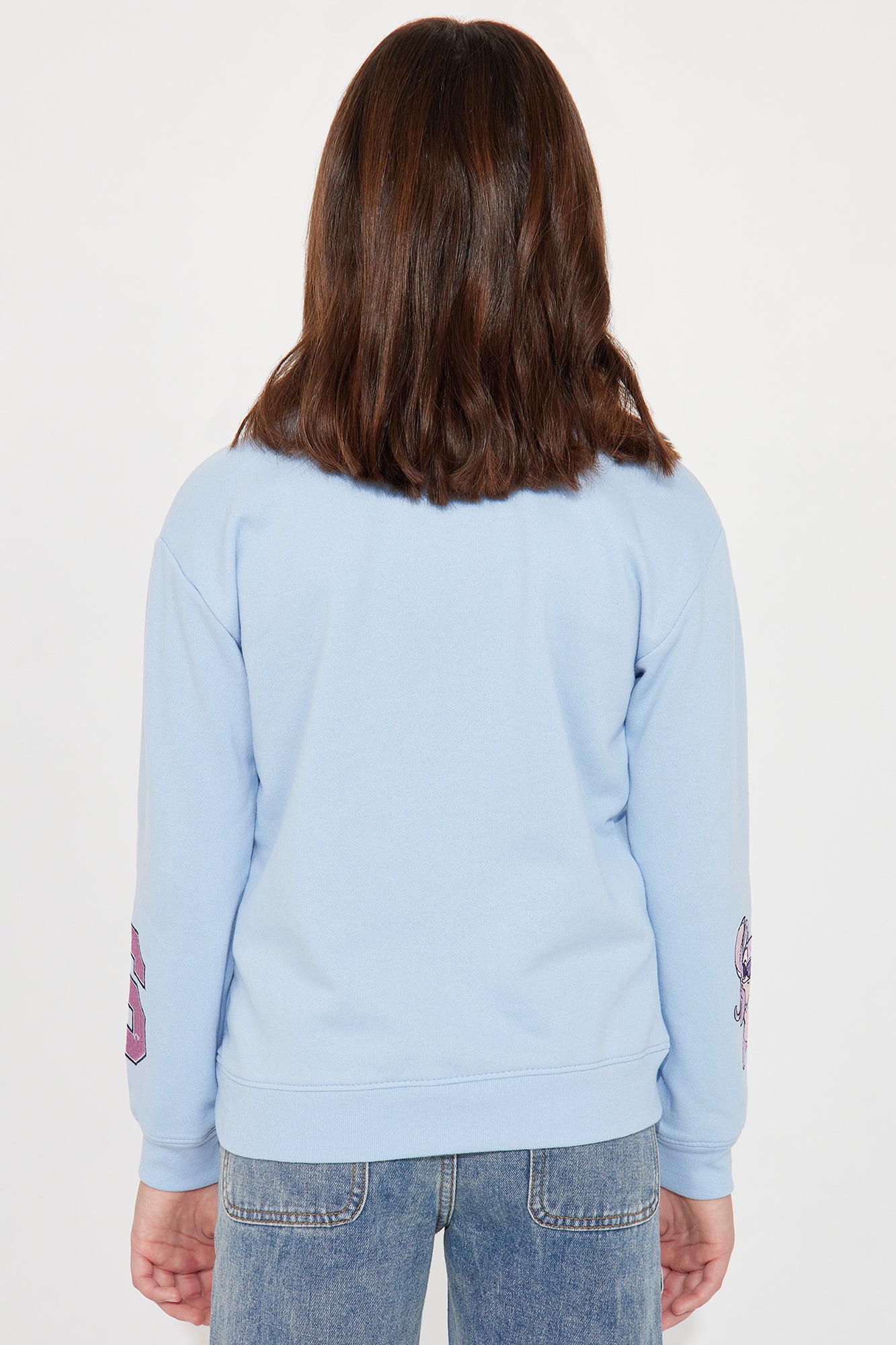 Mini Ohana Stitch Sweatshirt - Blue - Blue - Image 5