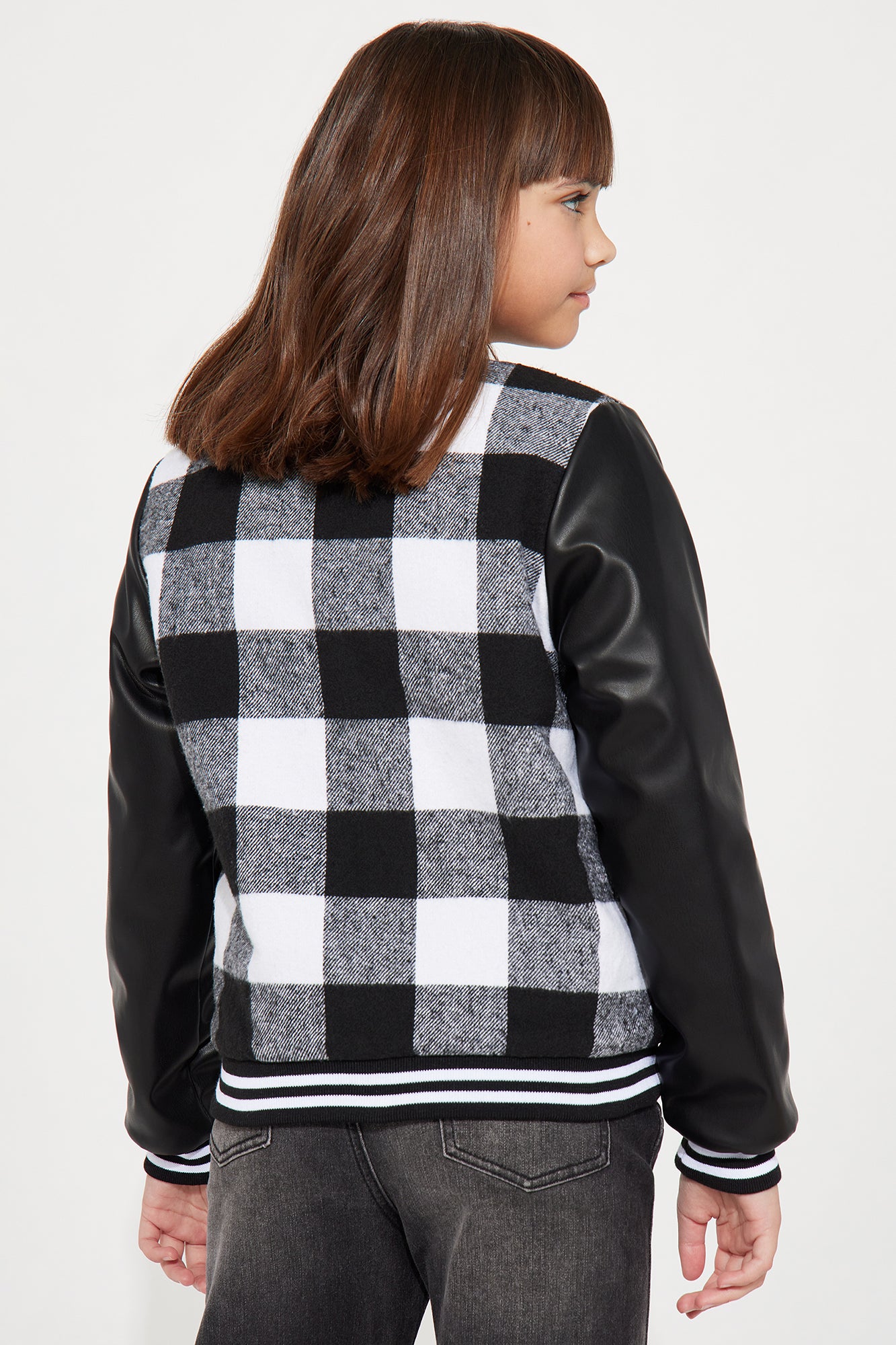Mini Game On Bomber Jacket - Black/White - Image 5