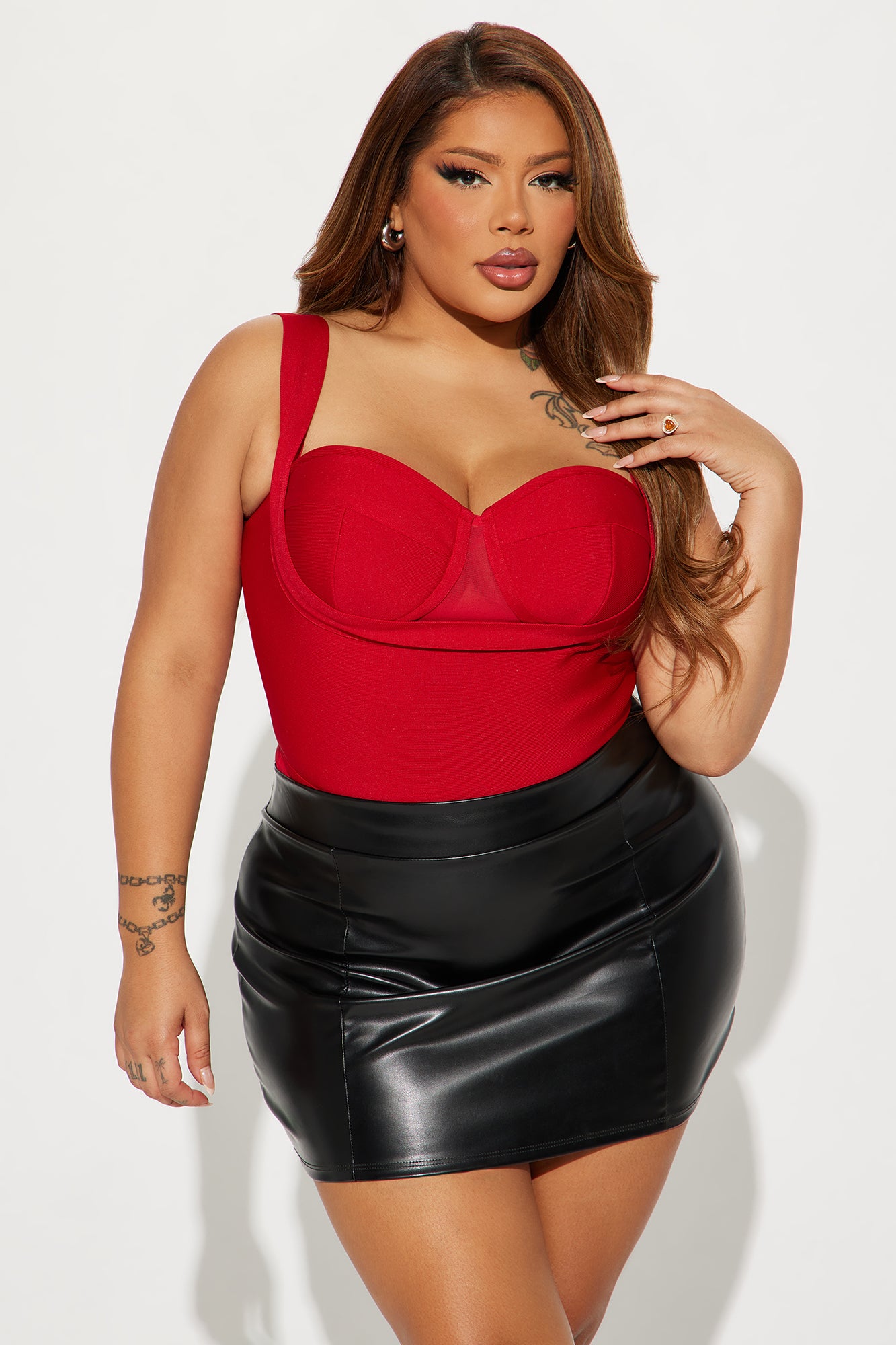 My Revenge Bandage Bodysuit - Red - Image 6