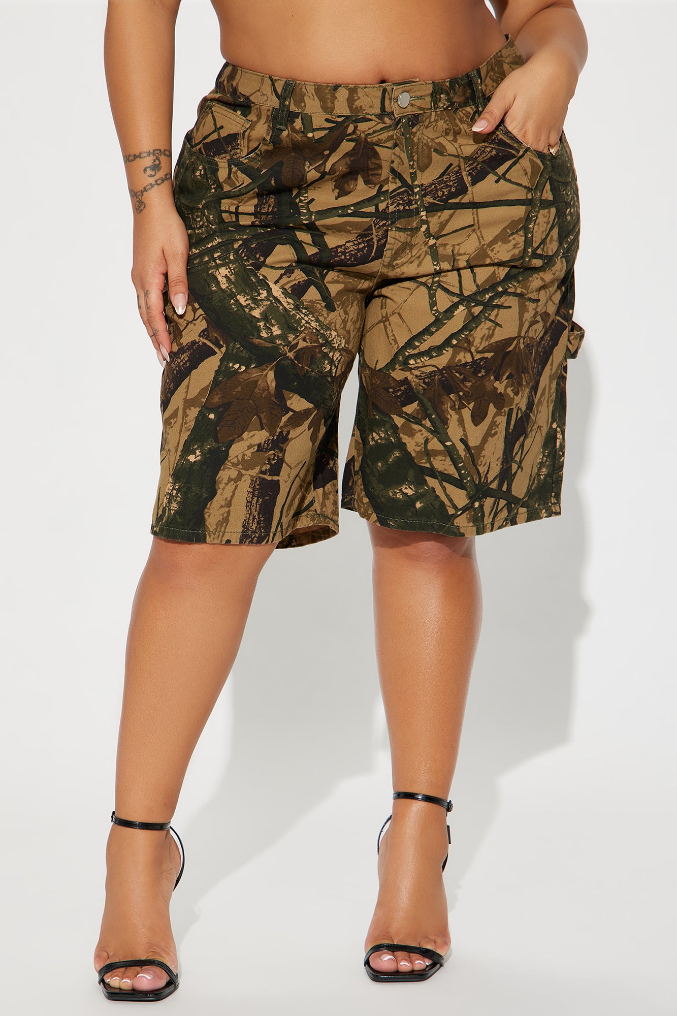 Under Control Tree Camo Bermuda Short - Khaki/combo - Image 5