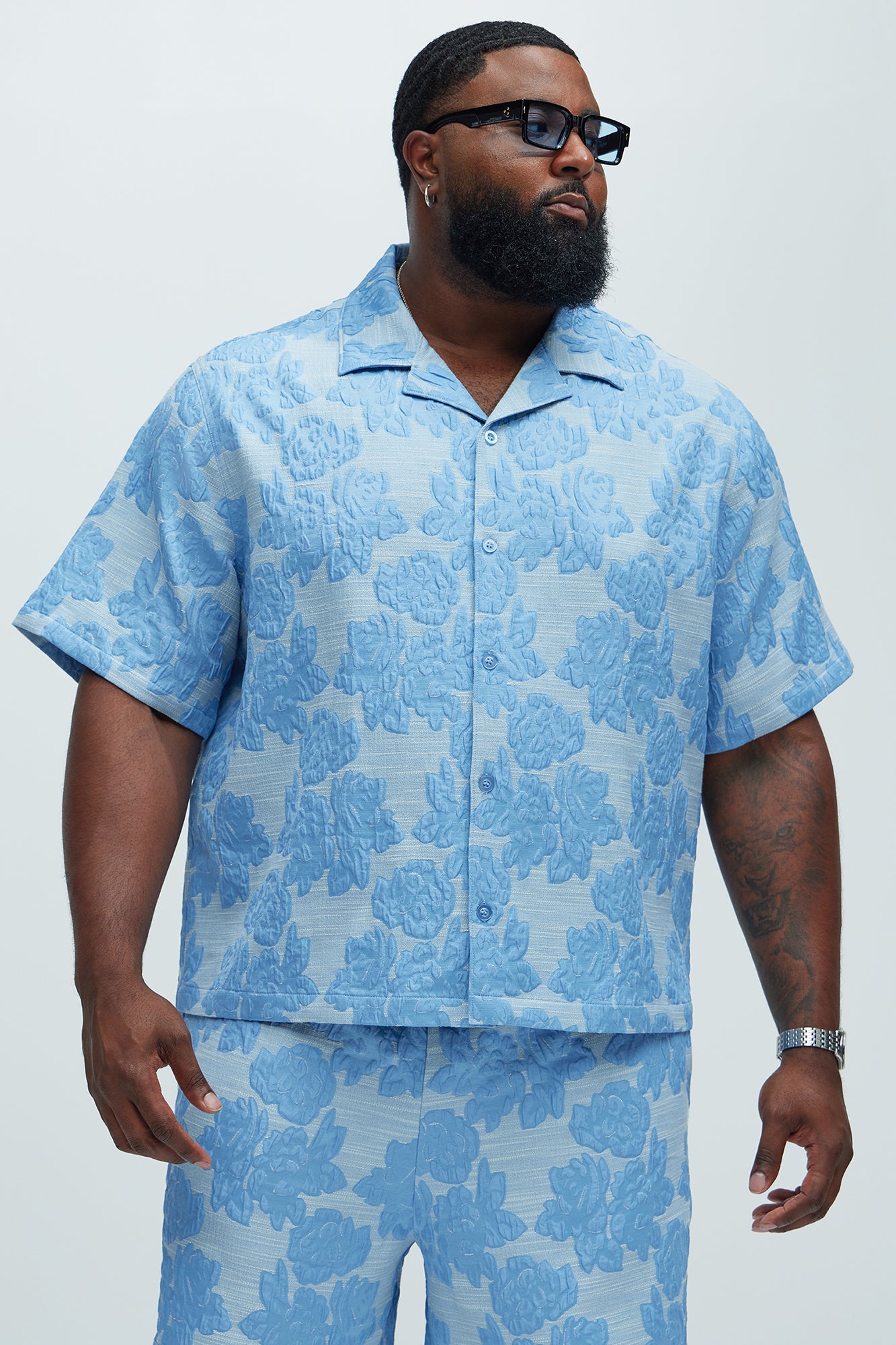 Bartlett Jacquard Shirt - Blue/combo - Image 5