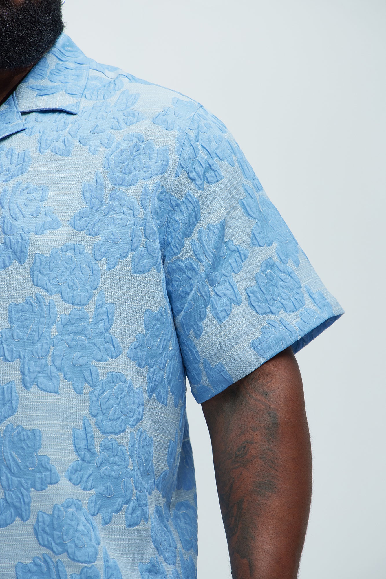 Bartlett Jacquard Shirt - Blue/combo - Image 7