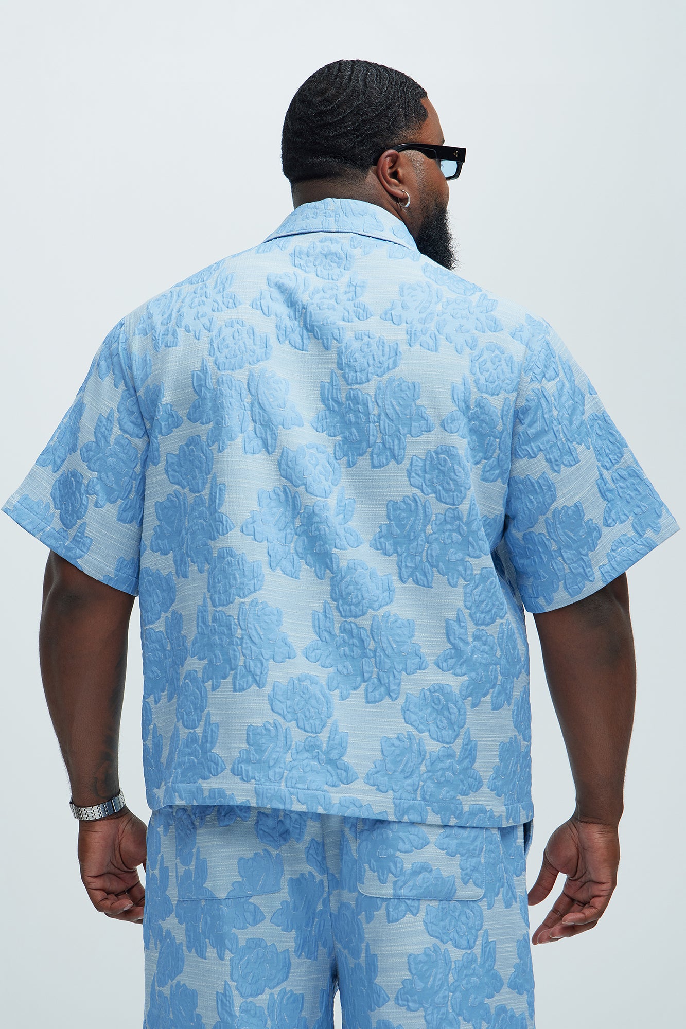 Bartlett Jacquard Shirt - Blue/combo - Image 8