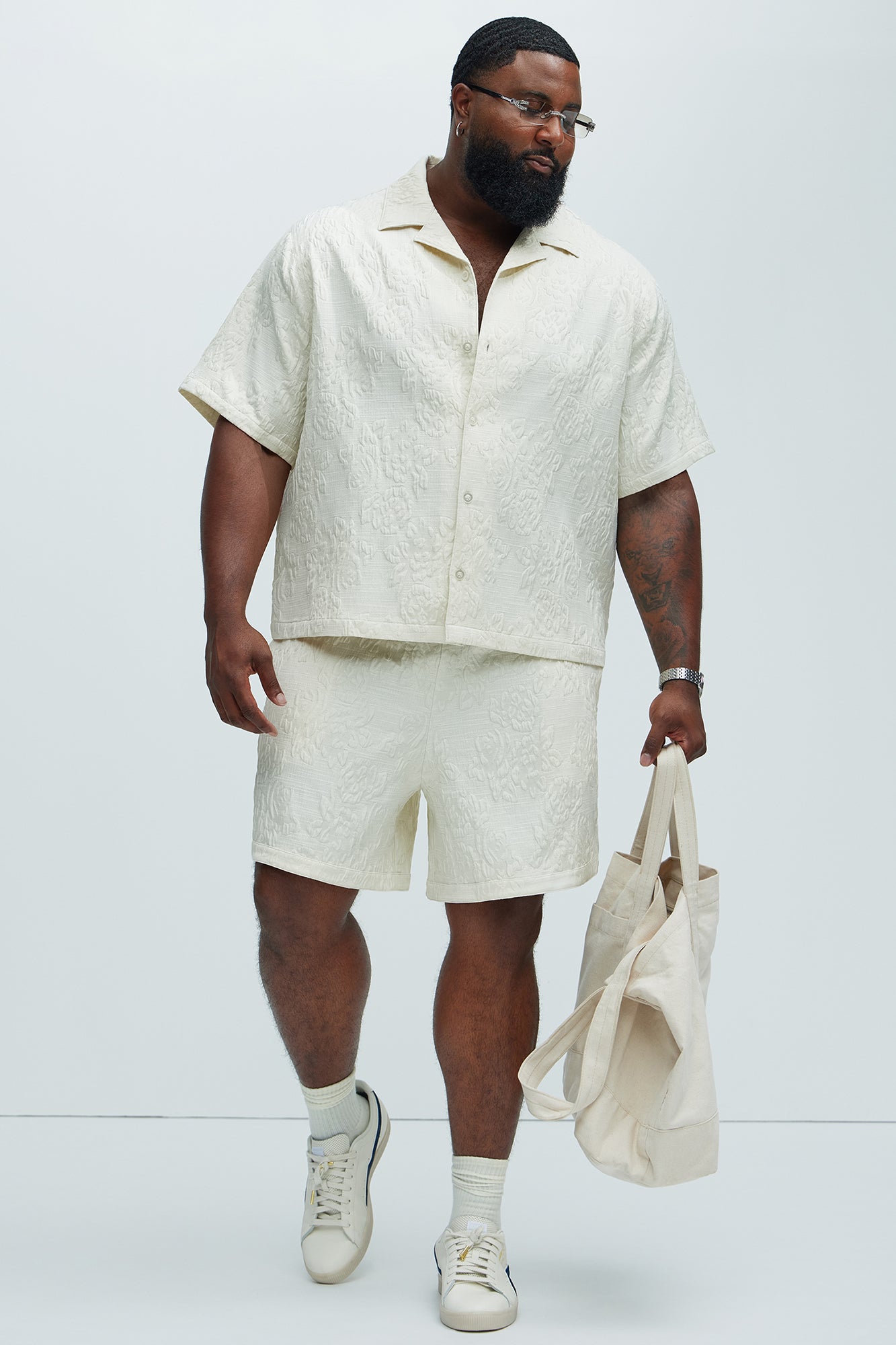 Bartlett Jacquard Shirt - White/combo - Image 6