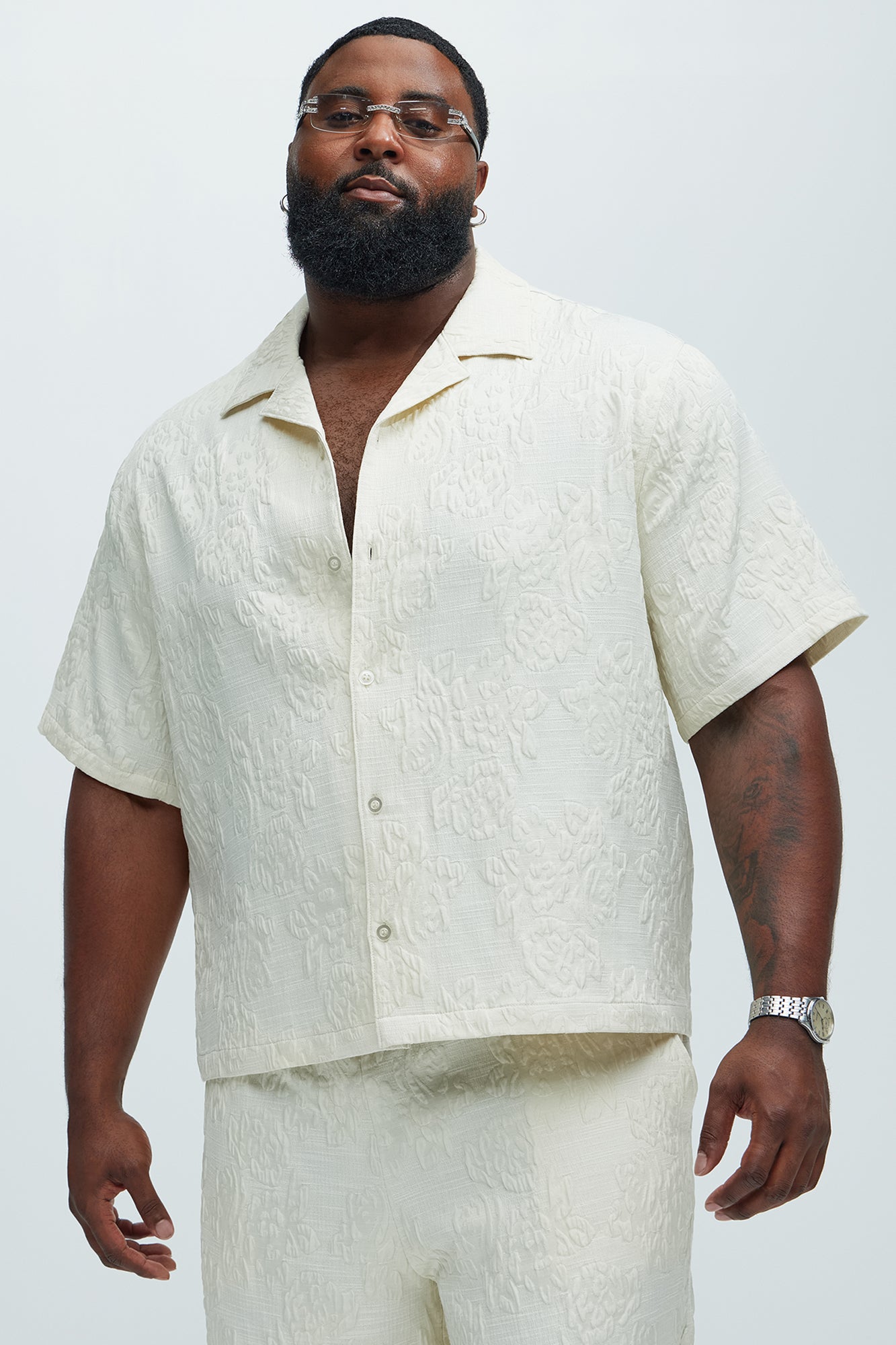 Bartlett Jacquard Shirt - White/combo - Image 5